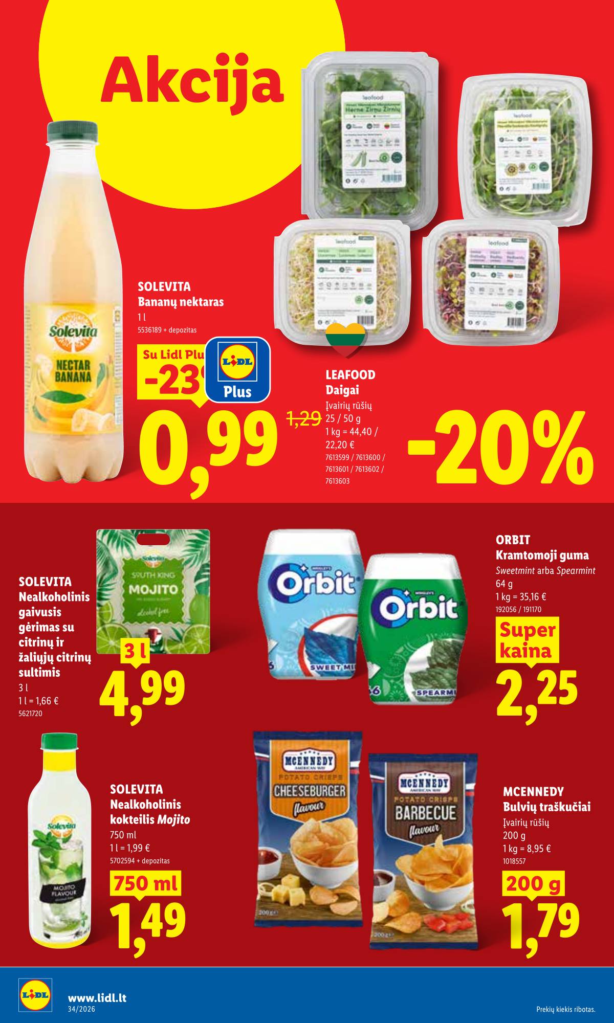 Lidl - LIDL SAVAITĖS Maisto prekių akcijų leidinys 18 puslapis
