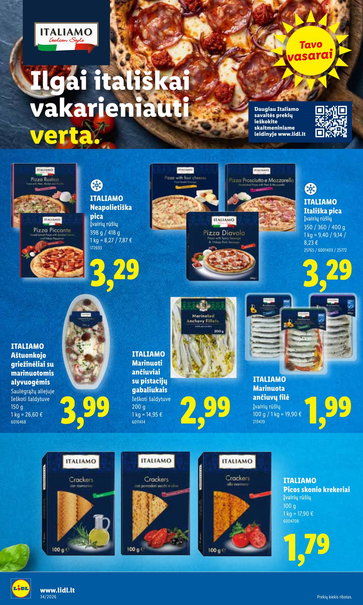 Lidl - LIDL SAVAITĖS Maisto prekių akcijų leidinys 22 puslapis