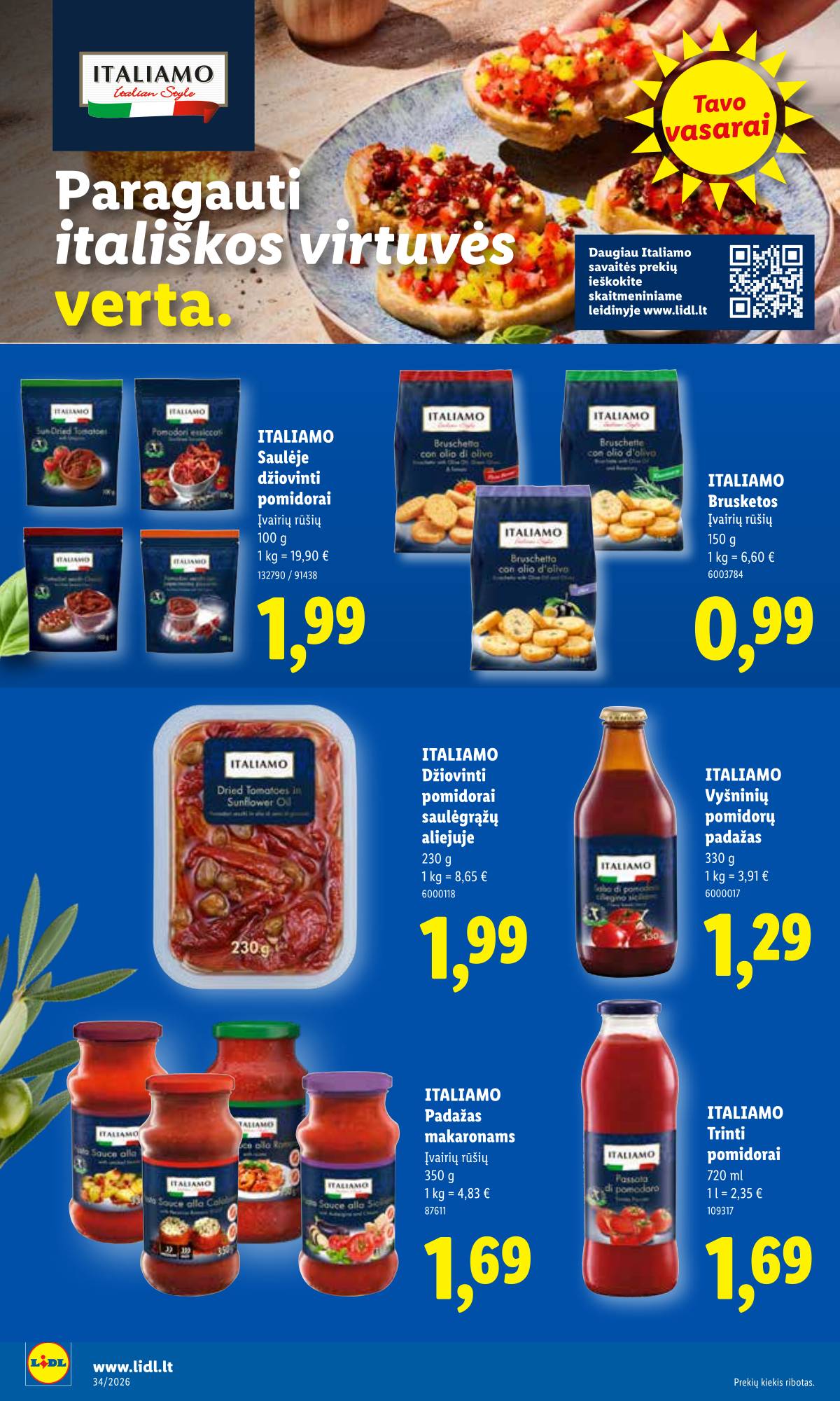 Lidl - LIDL SAVAITĖS Maisto prekių akcijų leidinys 26 puslapis
