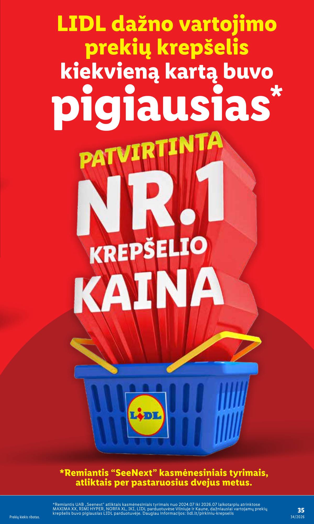 Lidl - LIDL SAVAITĖS Maisto prekių akcijų leidinys 35 puslapis