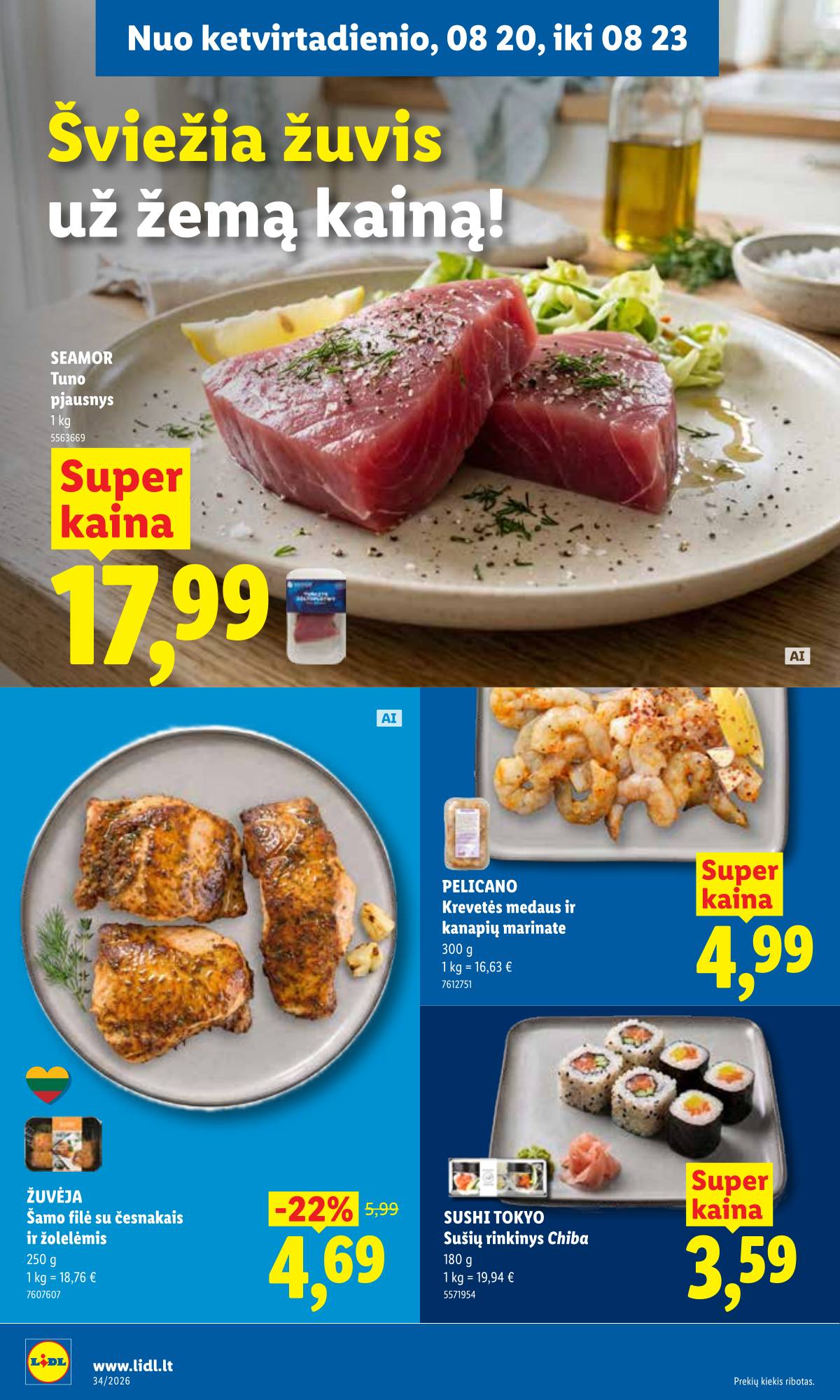 Lidl - LIDL SAVAITĖS Maisto prekių akcijų leidinys 40 puslapis