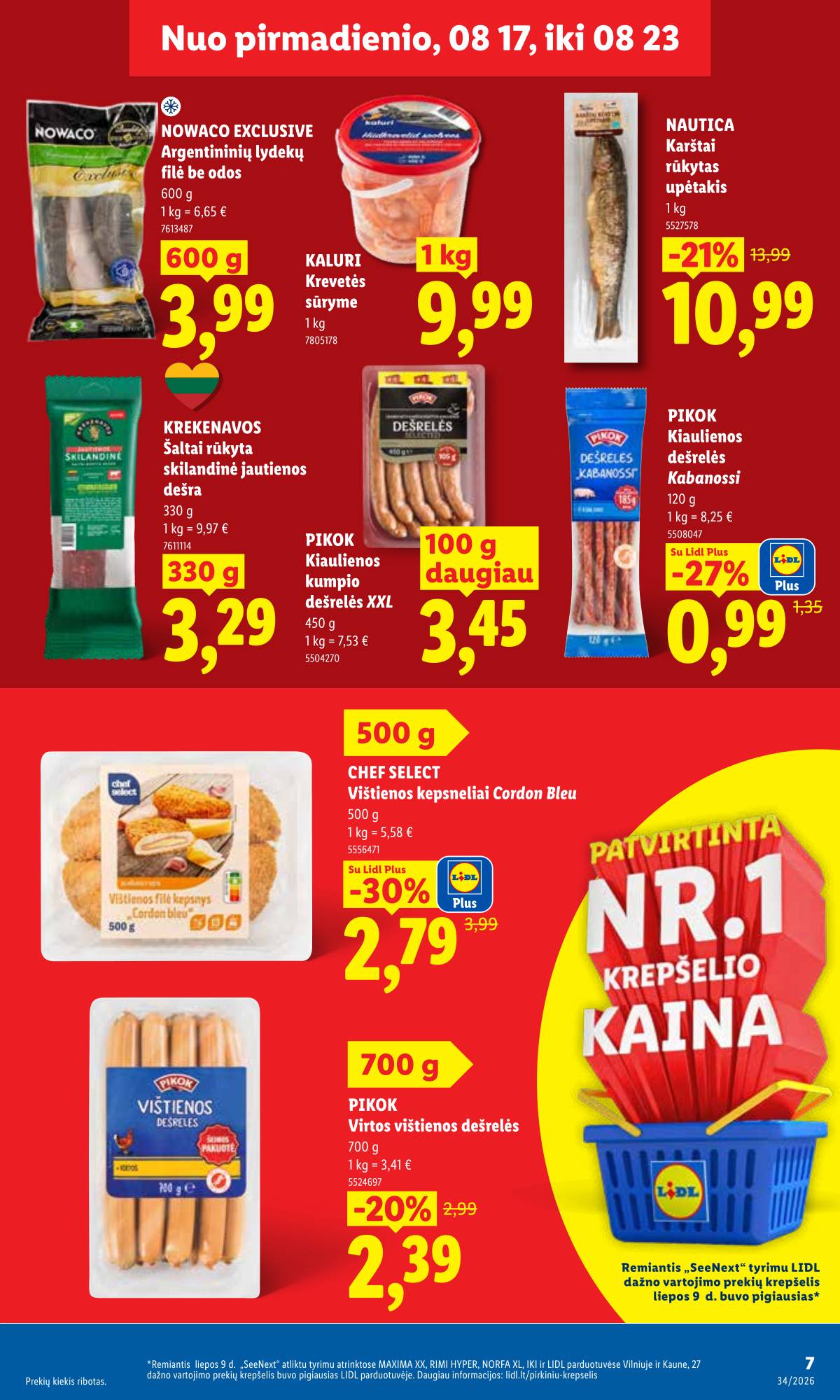 Lidl - LIDL SAVAITĖS Maisto prekių akcijų leidinys 7 puslapis
