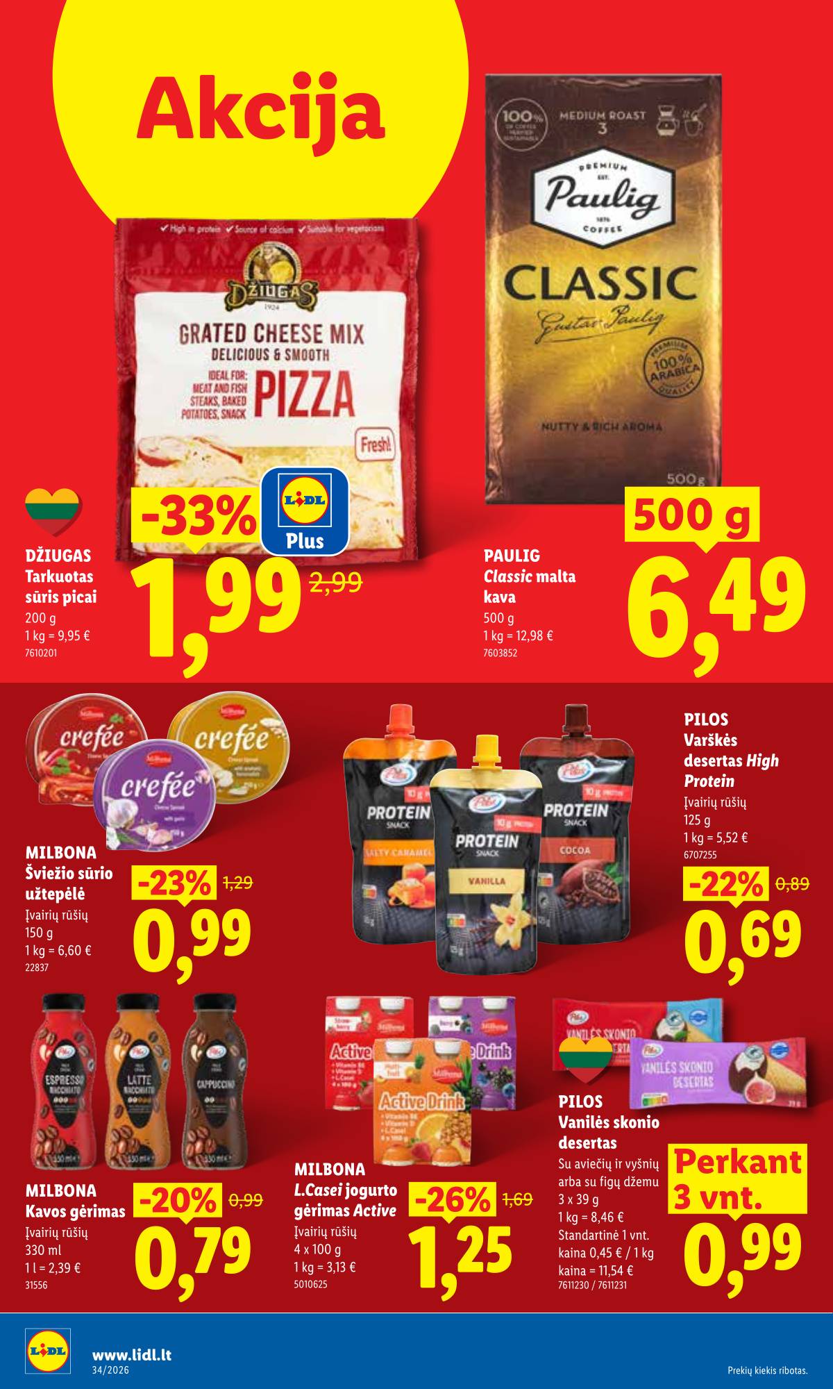Lidl - LIDL SAVAITĖS Maisto prekių akcijų leidinys 8 puslapis