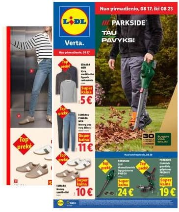 Lidl - LIDL Ne maisto prekių akcijų leidinys 2026-08-17 – 2026-08-23