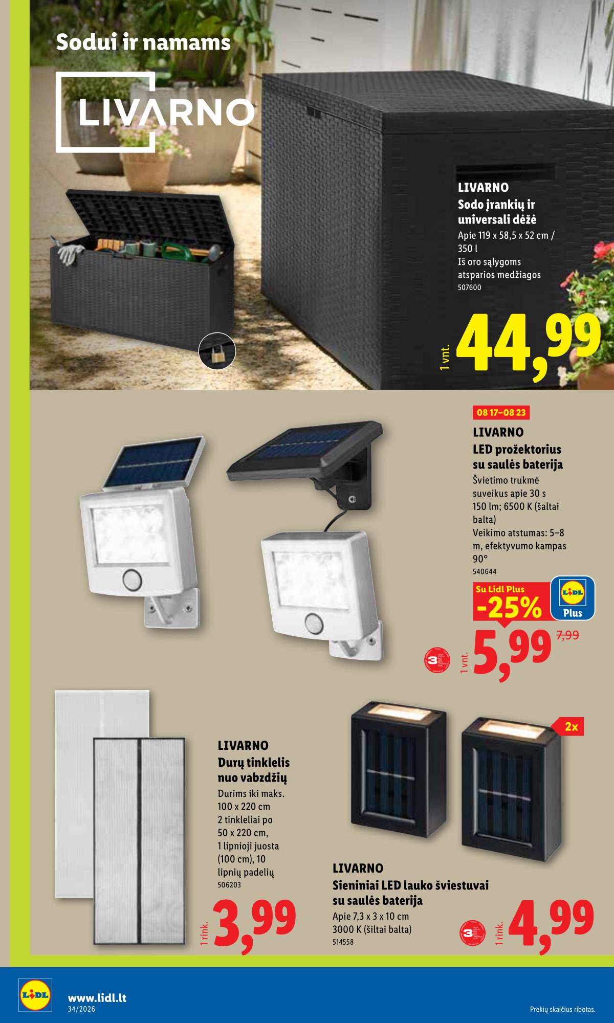 Lidl - LIDL Ne maisto prekių akcijų leidinys 10 puslapis
