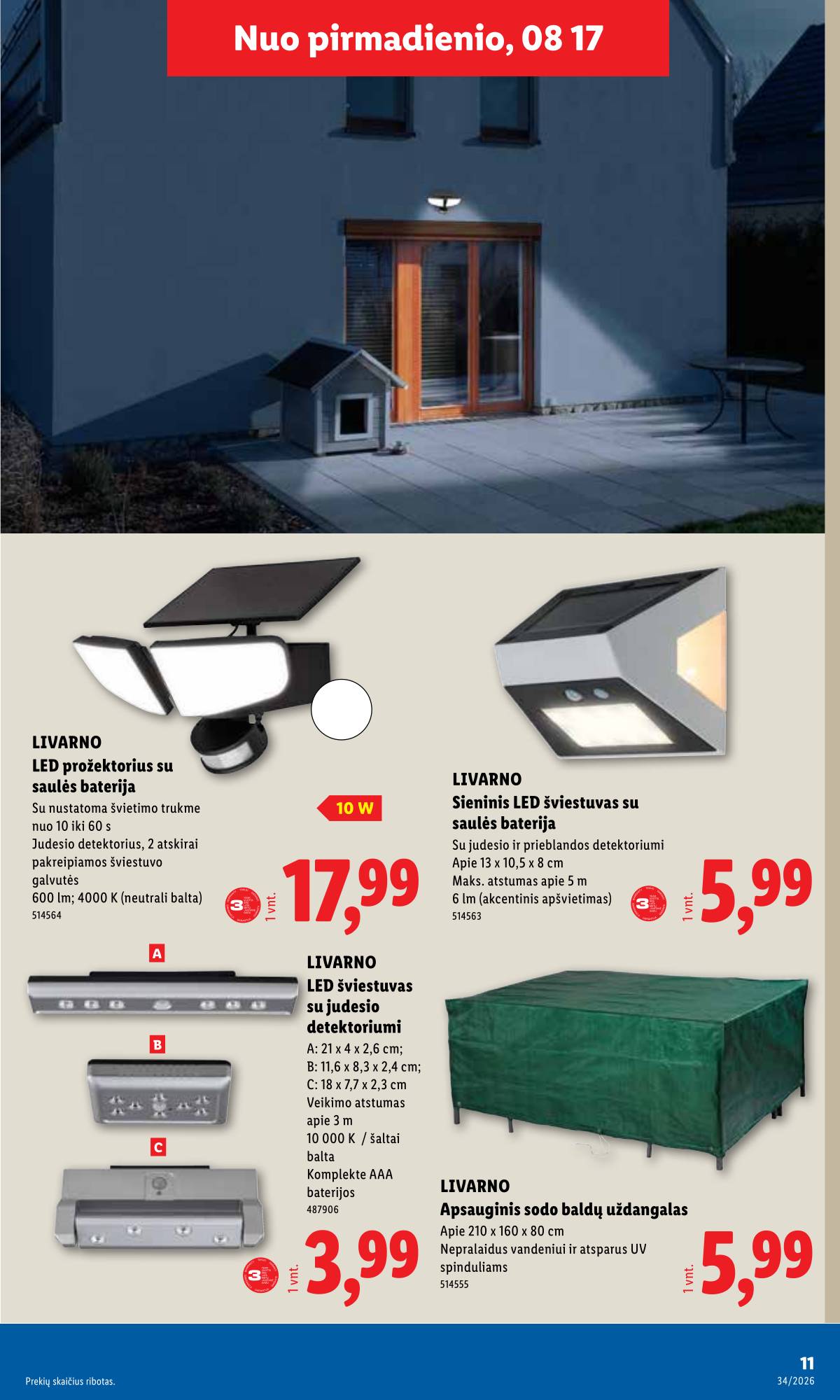 Lidl - LIDL Ne maisto prekių akcijų leidinys 11 puslapis
