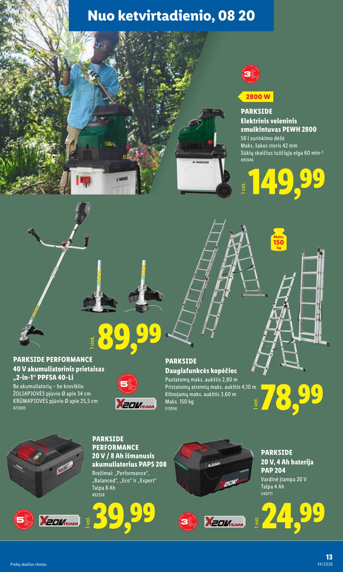 Lidl - LIDL Ne maisto prekių akcijų leidinys 13 puslapis