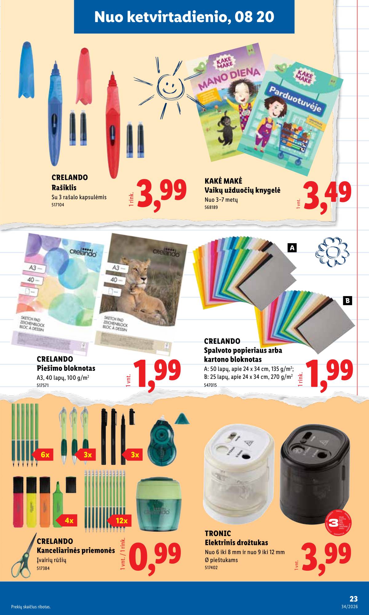 Lidl - LIDL Ne maisto prekių akcijų leidinys 23 puslapis