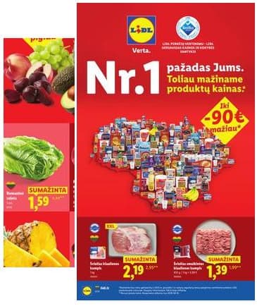 Lidl - Toliau mažiname produktų kainas.* 2026-08-17 – 2026-10-04