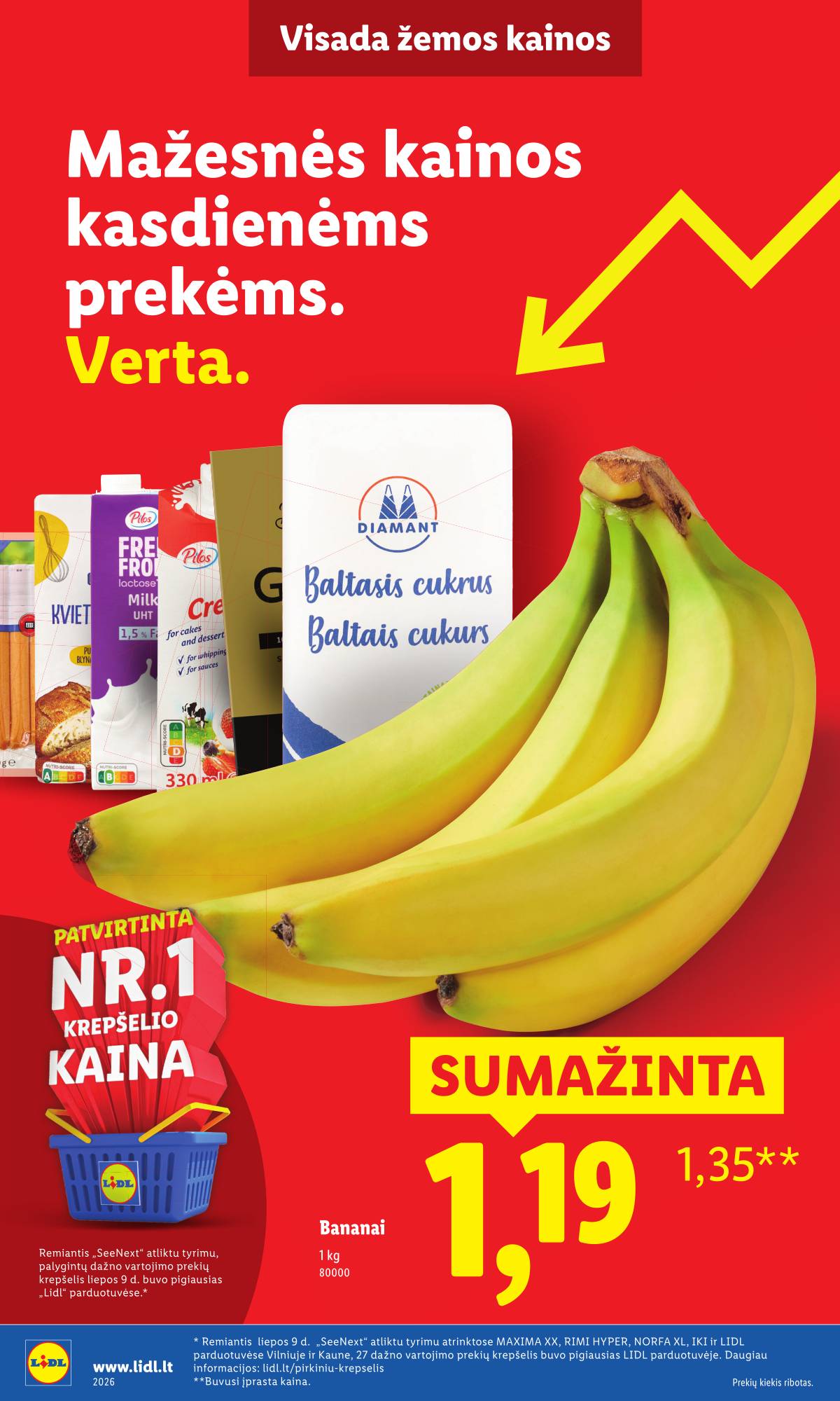 Lidl - Toliau mažiname produktų kainas.* 10 puslapis