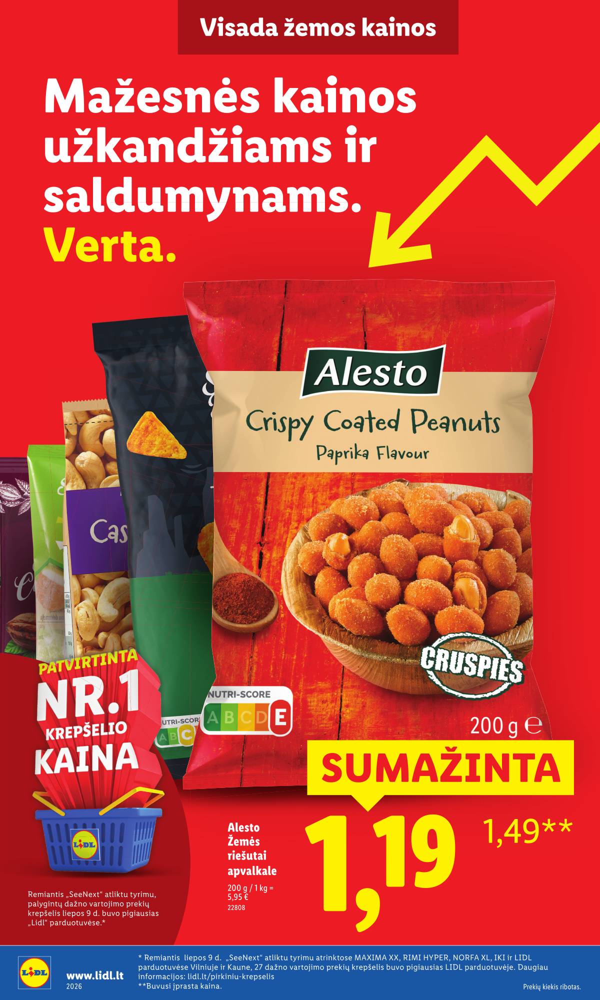 Lidl - Toliau mažiname produktų kainas.* 12 puslapis