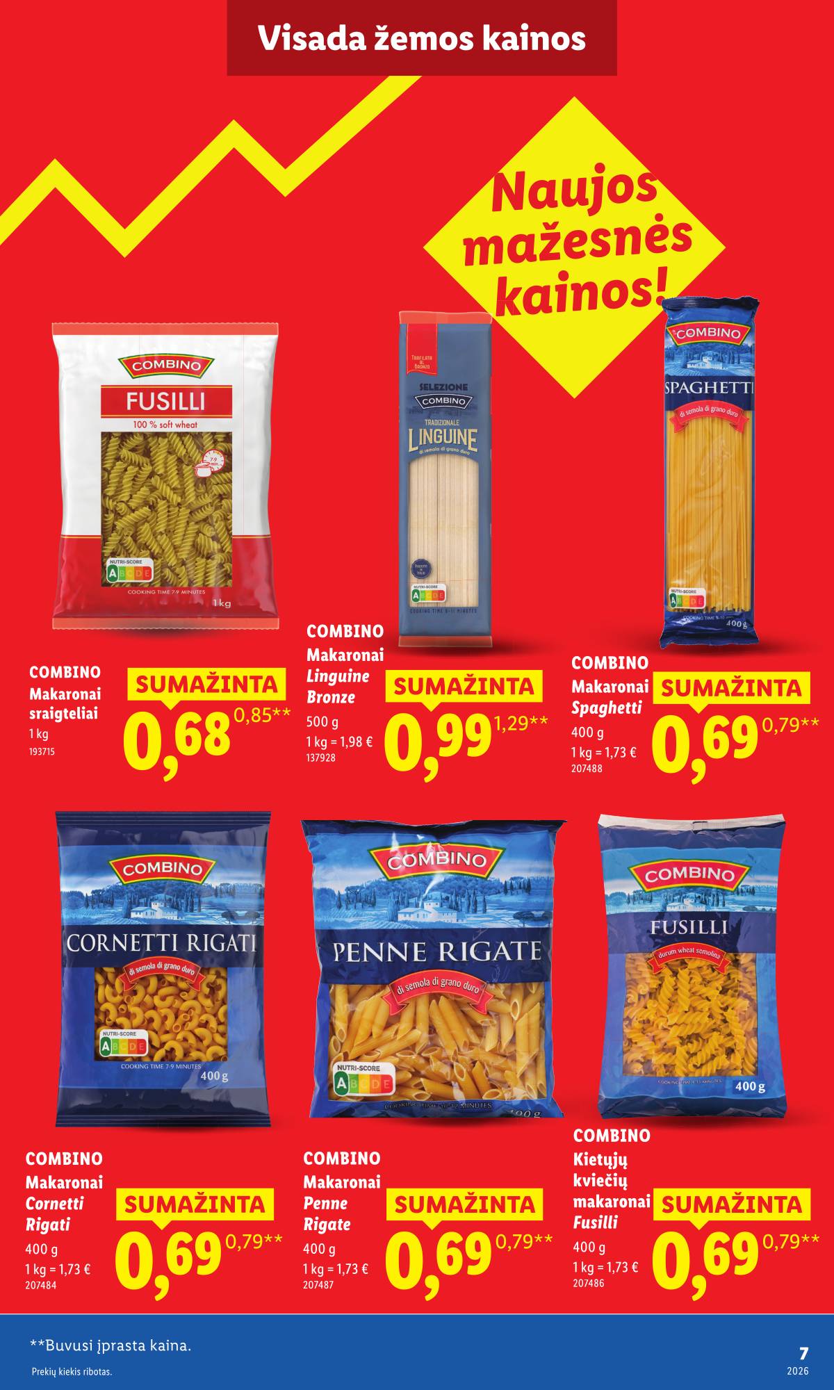 Lidl - Toliau mažiname produktų kainas.* 7 puslapis