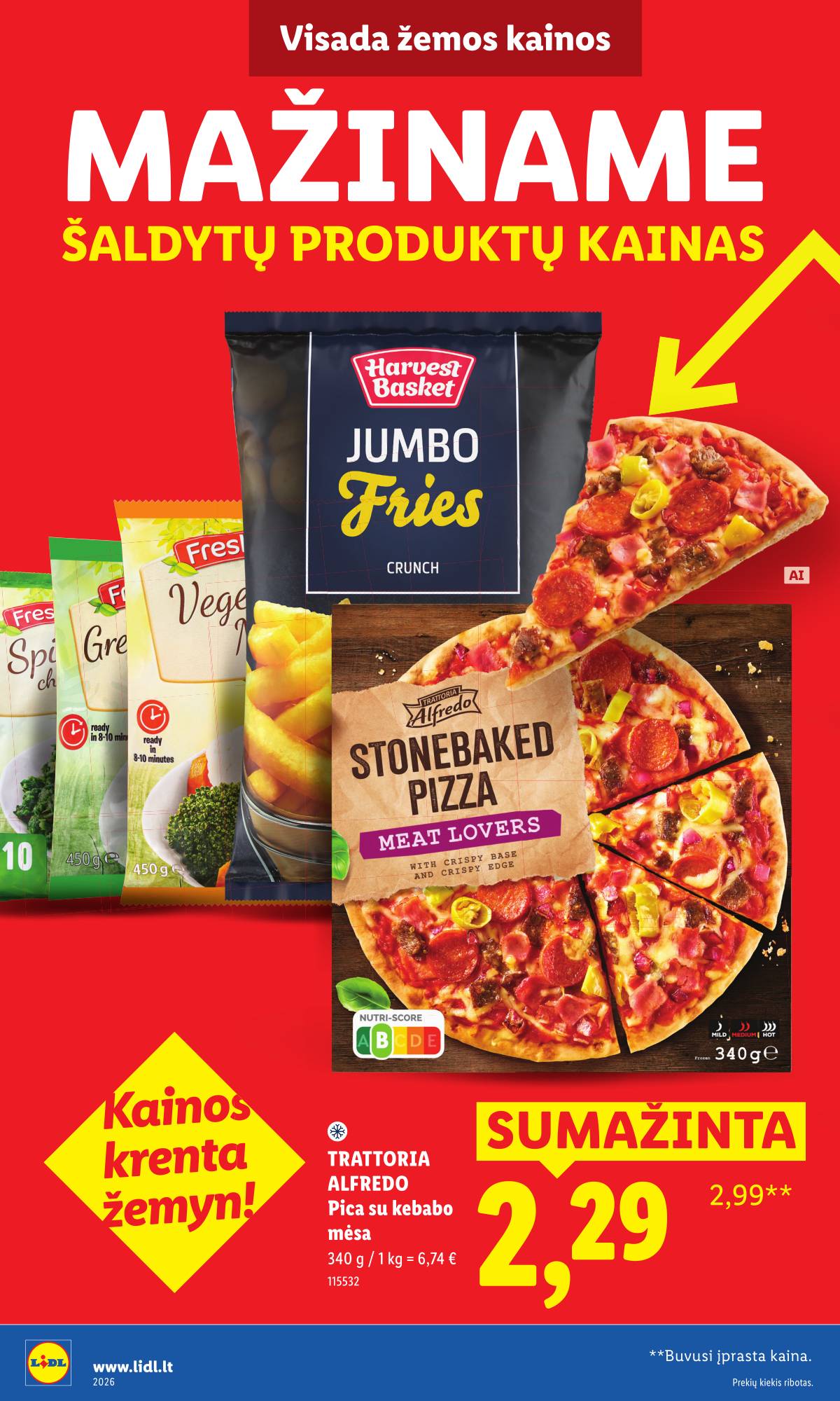 Lidl - Toliau mažiname produktų kainas.* 8 puslapis