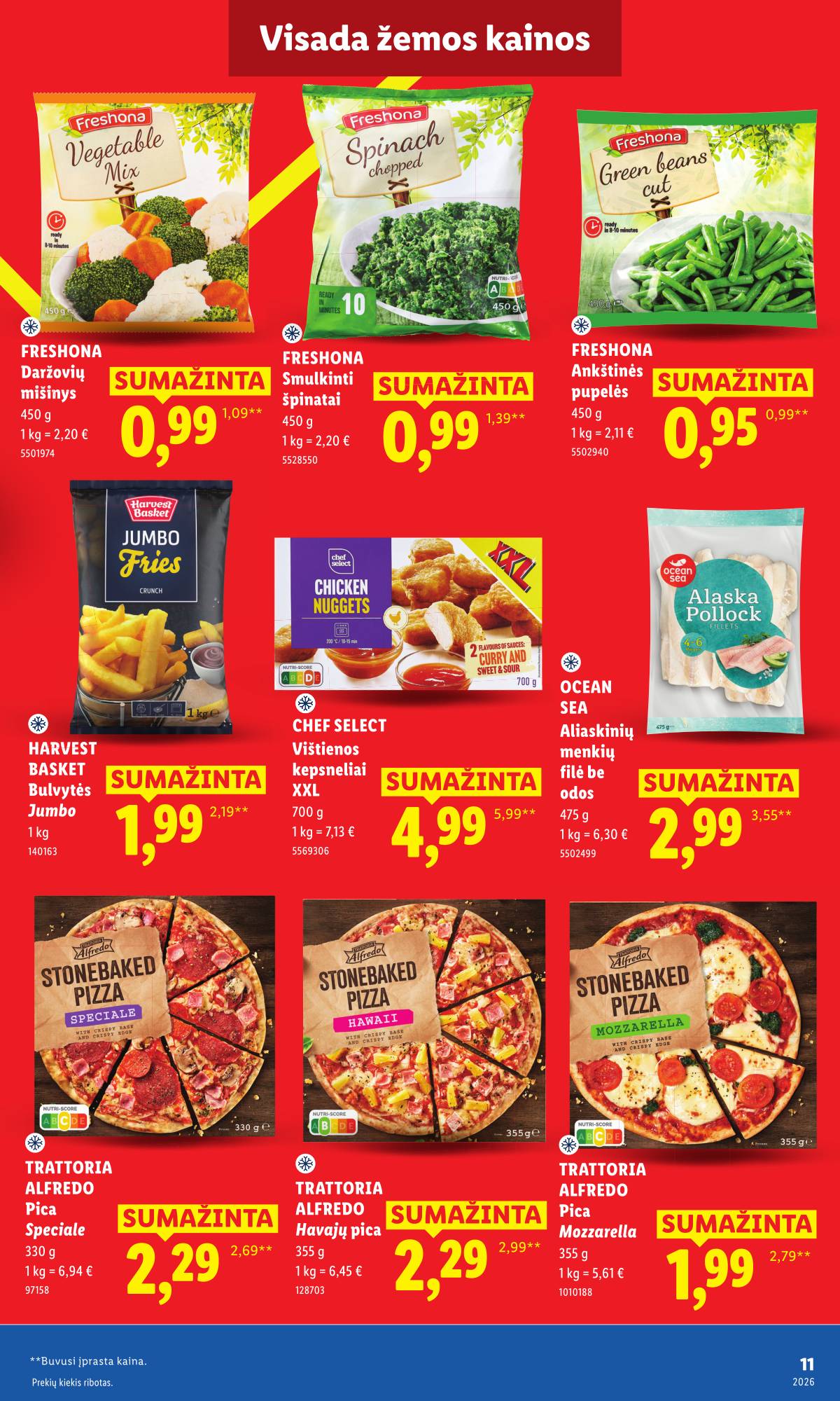 Lidl - Toliau mažiname produktų kainas.* 11 puslapis