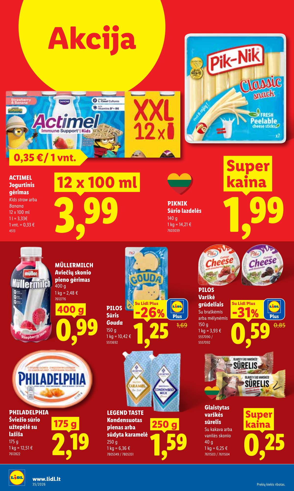 Lidl - LIDL SAVAITĖS Maisto prekių akcijų leidinys 10 puslapis