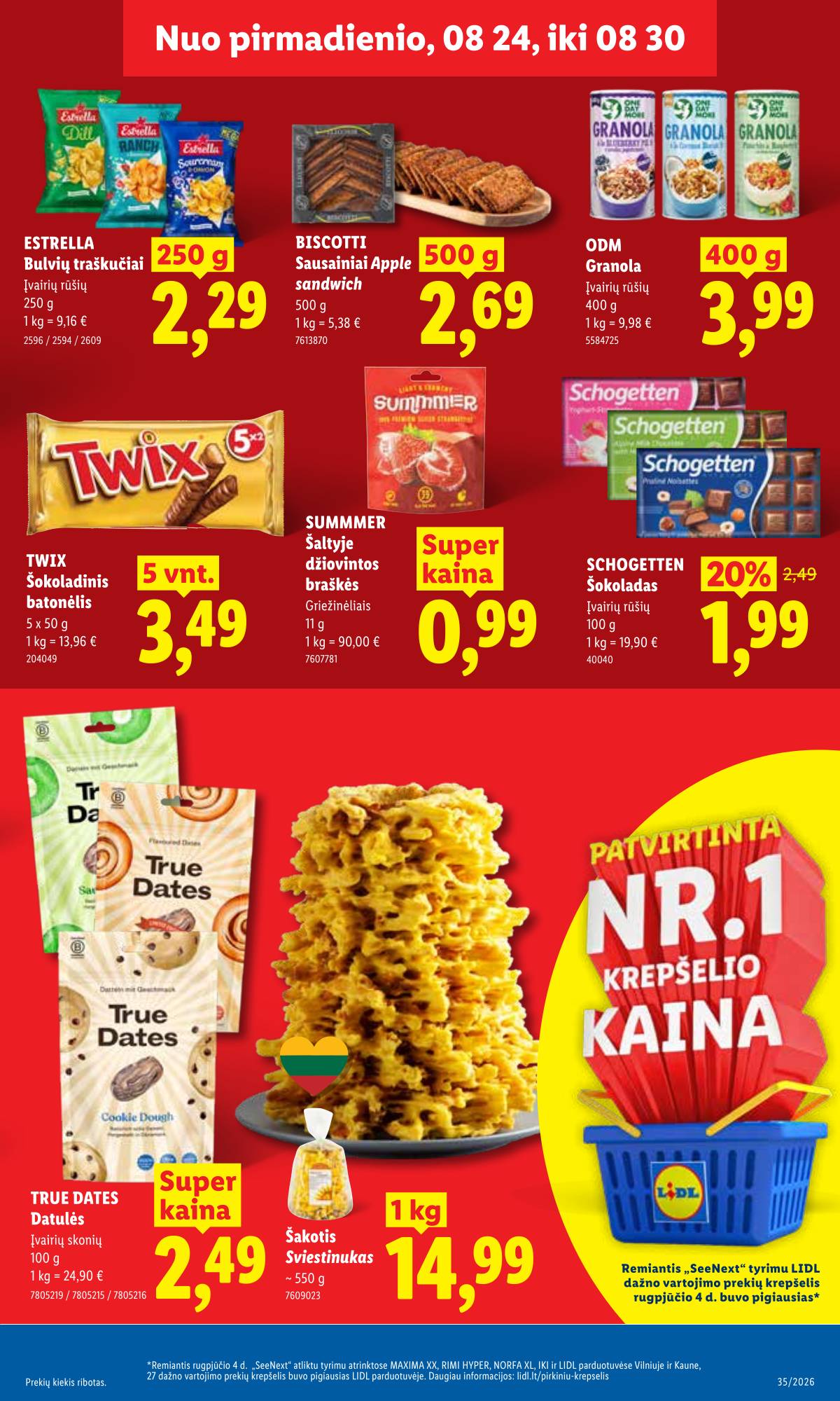 Lidl - LIDL SAVAITĖS Maisto prekių akcijų leidinys 13 puslapis