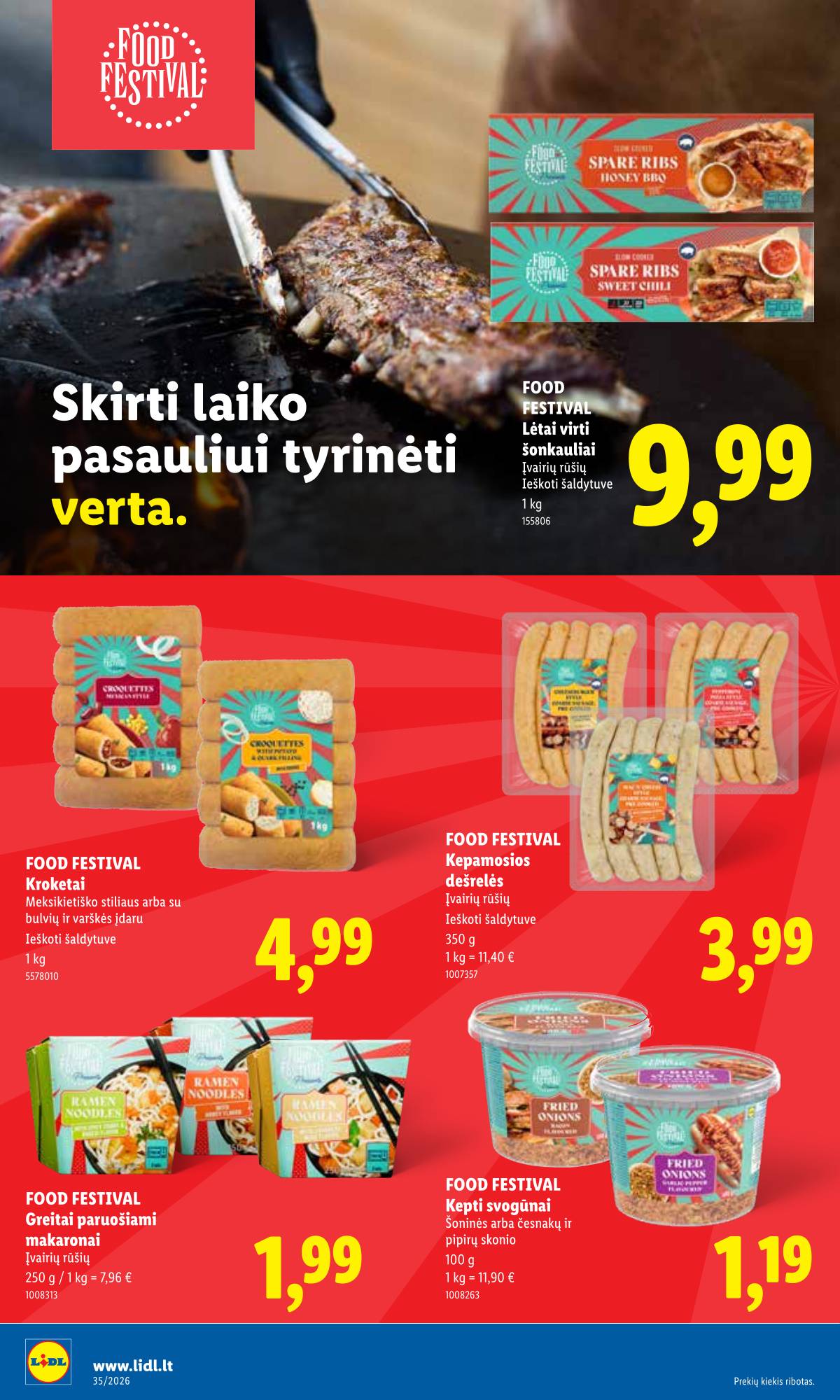 Lidl - LIDL SAVAITĖS Maisto prekių akcijų leidinys 18 puslapis