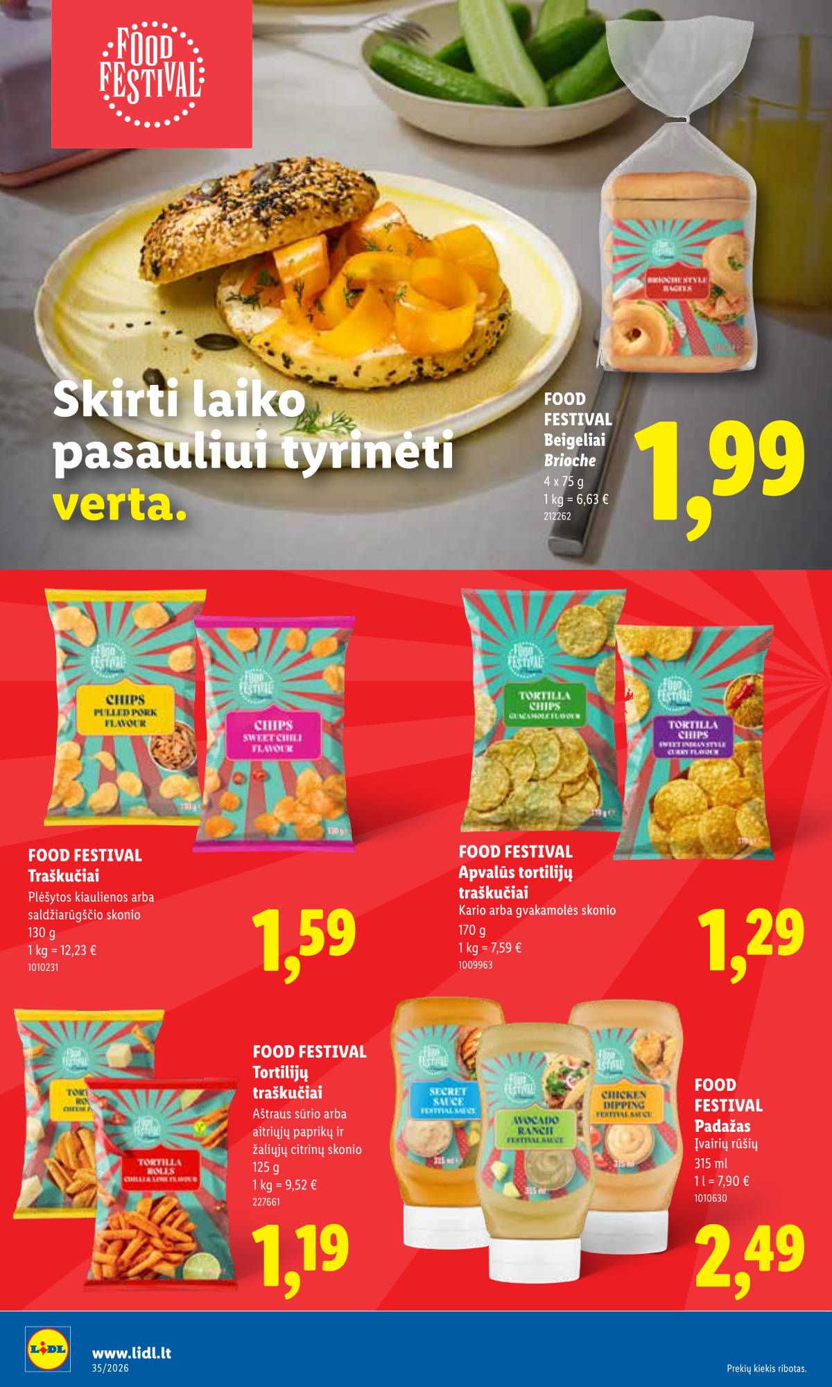Lidl - LIDL SAVAITĖS Maisto prekių akcijų leidinys 20 puslapis