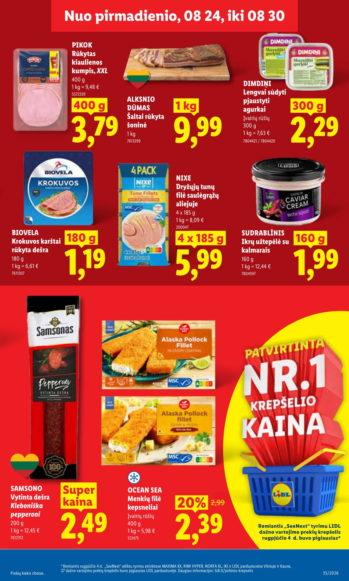 Lidl - LIDL SAVAITĖS Maisto prekių akcijų leidinys 23 puslapis