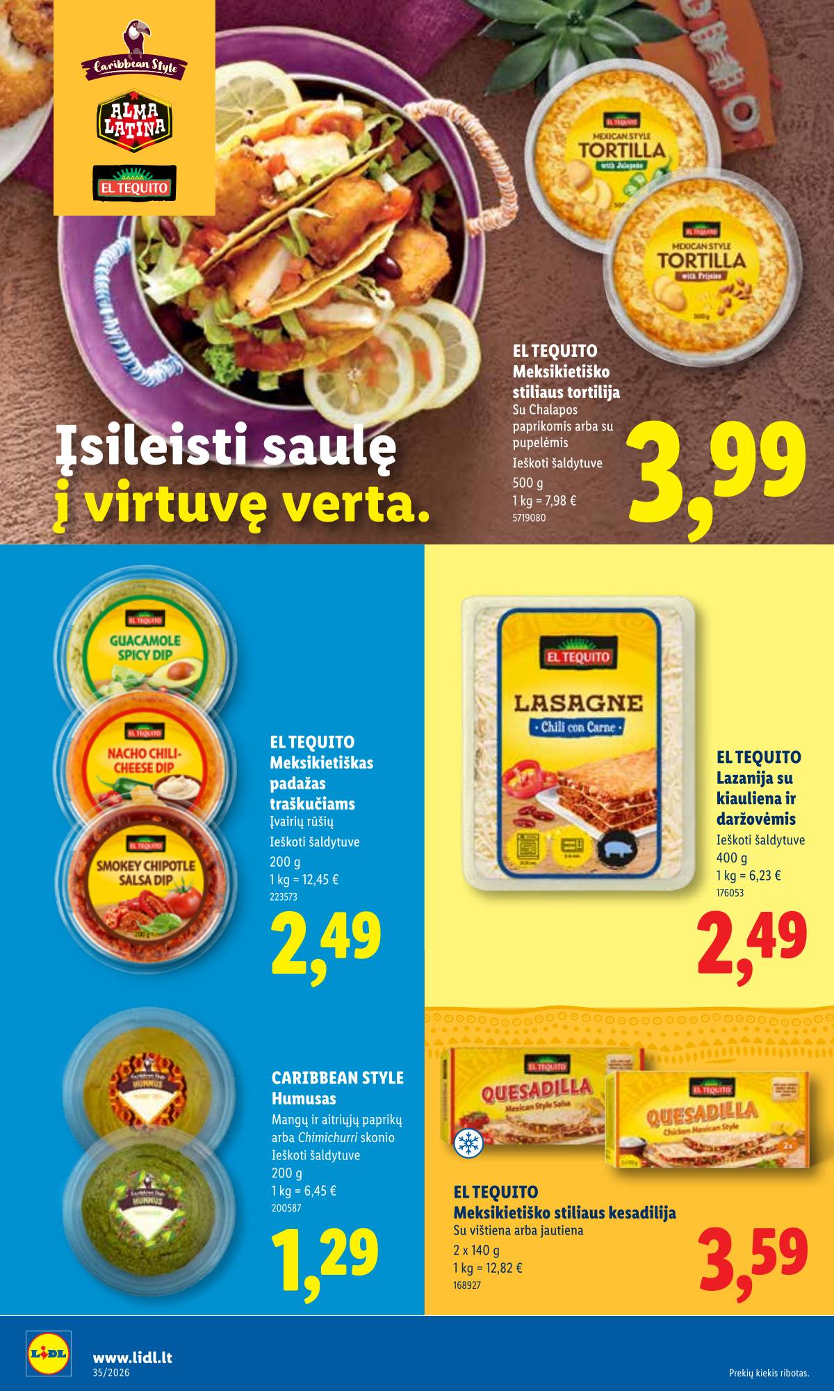 Lidl - LIDL SAVAITĖS Maisto prekių akcijų leidinys 24 puslapis