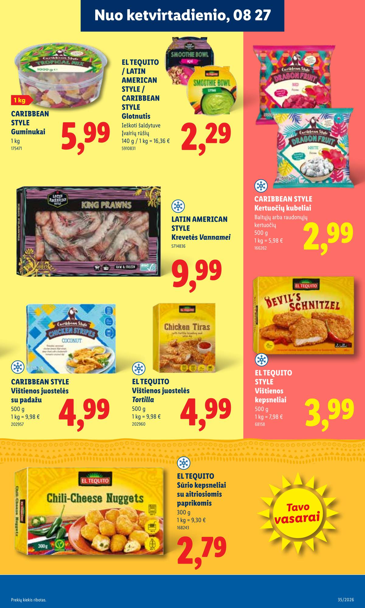 Lidl - LIDL SAVAITĖS Maisto prekių akcijų leidinys 27 puslapis