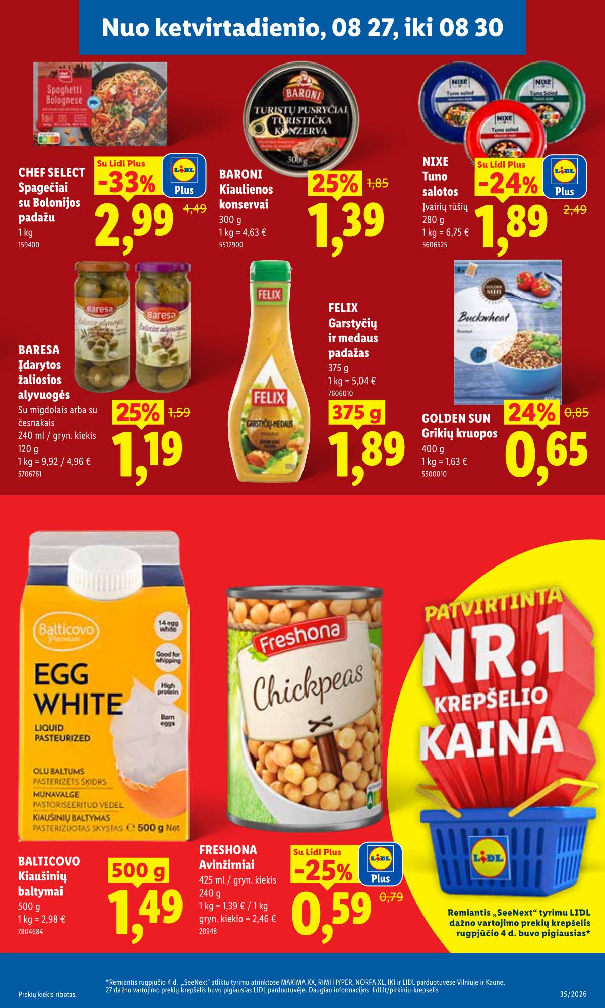 Lidl - LIDL SAVAITĖS Maisto prekių akcijų leidinys 29 puslapis