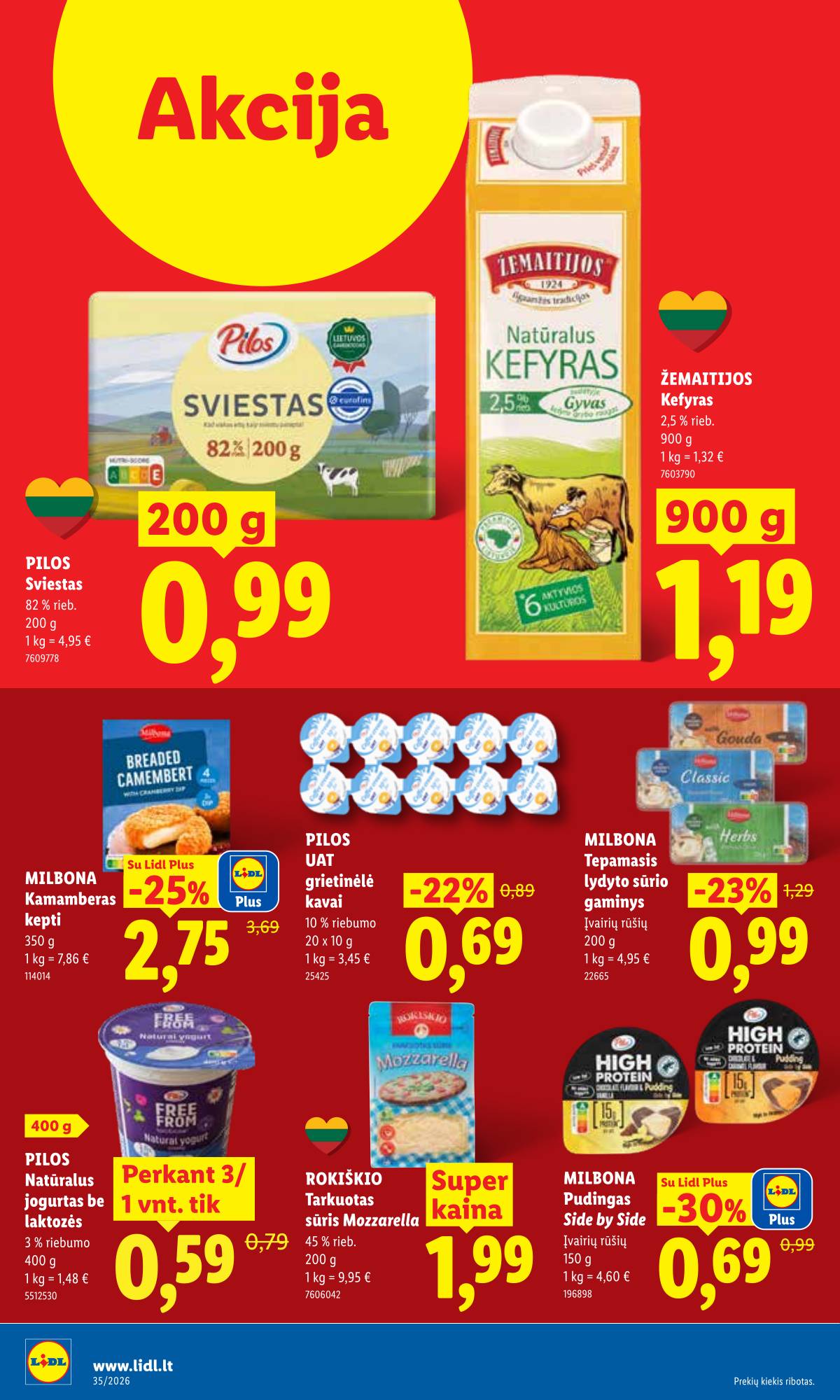 Lidl - LIDL SAVAITĖS Maisto prekių akcijų leidinys 30 puslapis