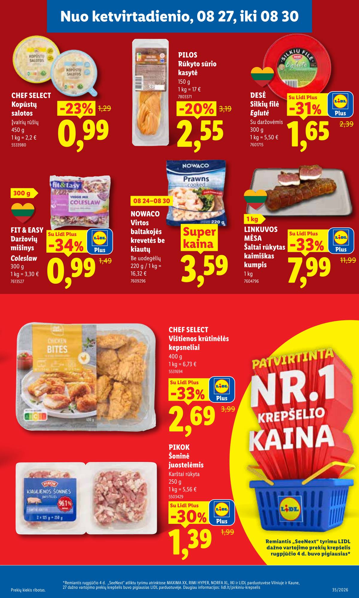 Lidl - LIDL SAVAITĖS Maisto prekių akcijų leidinys 31 puslapis