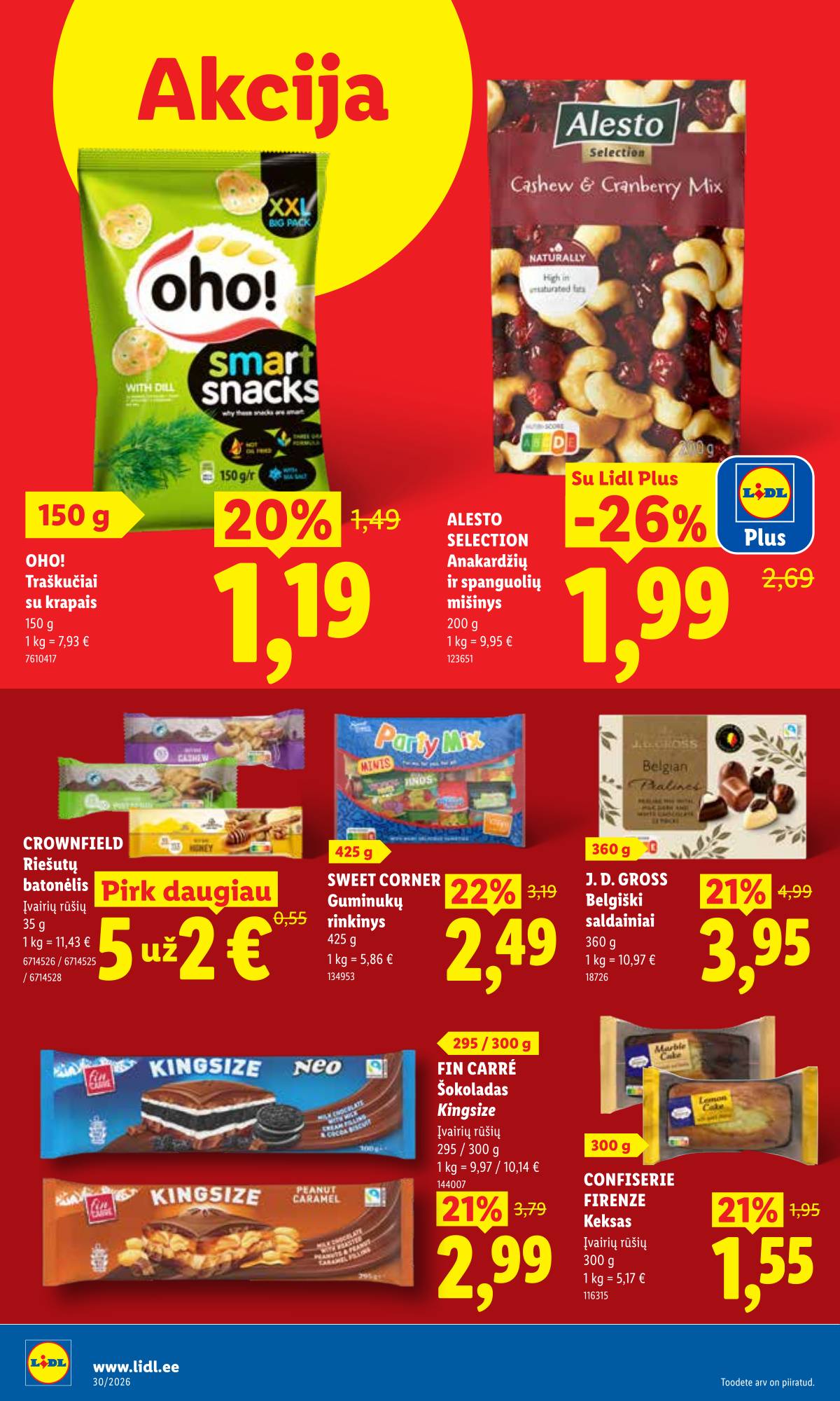 Lidl - LIDL SAVAITĖS Maisto prekių akcijų leidinys 32 puslapis