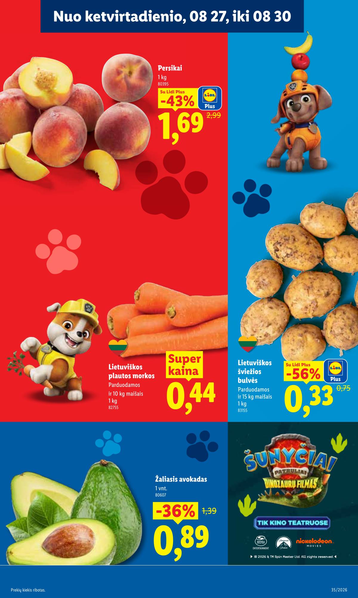 Lidl - LIDL SAVAITĖS Maisto prekių akcijų leidinys 35 puslapis