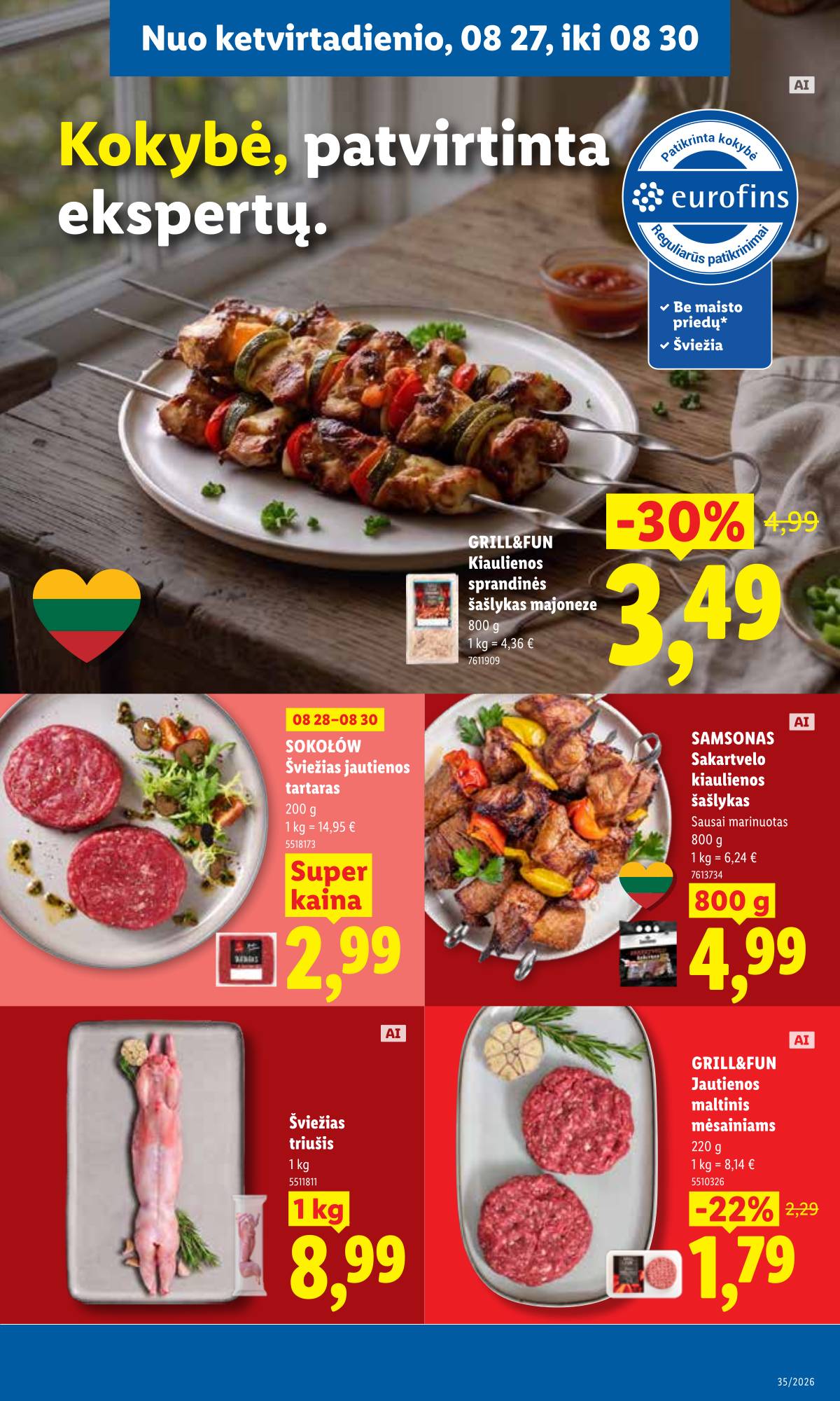 Lidl - LIDL SAVAITĖS Maisto prekių akcijų leidinys 37 puslapis