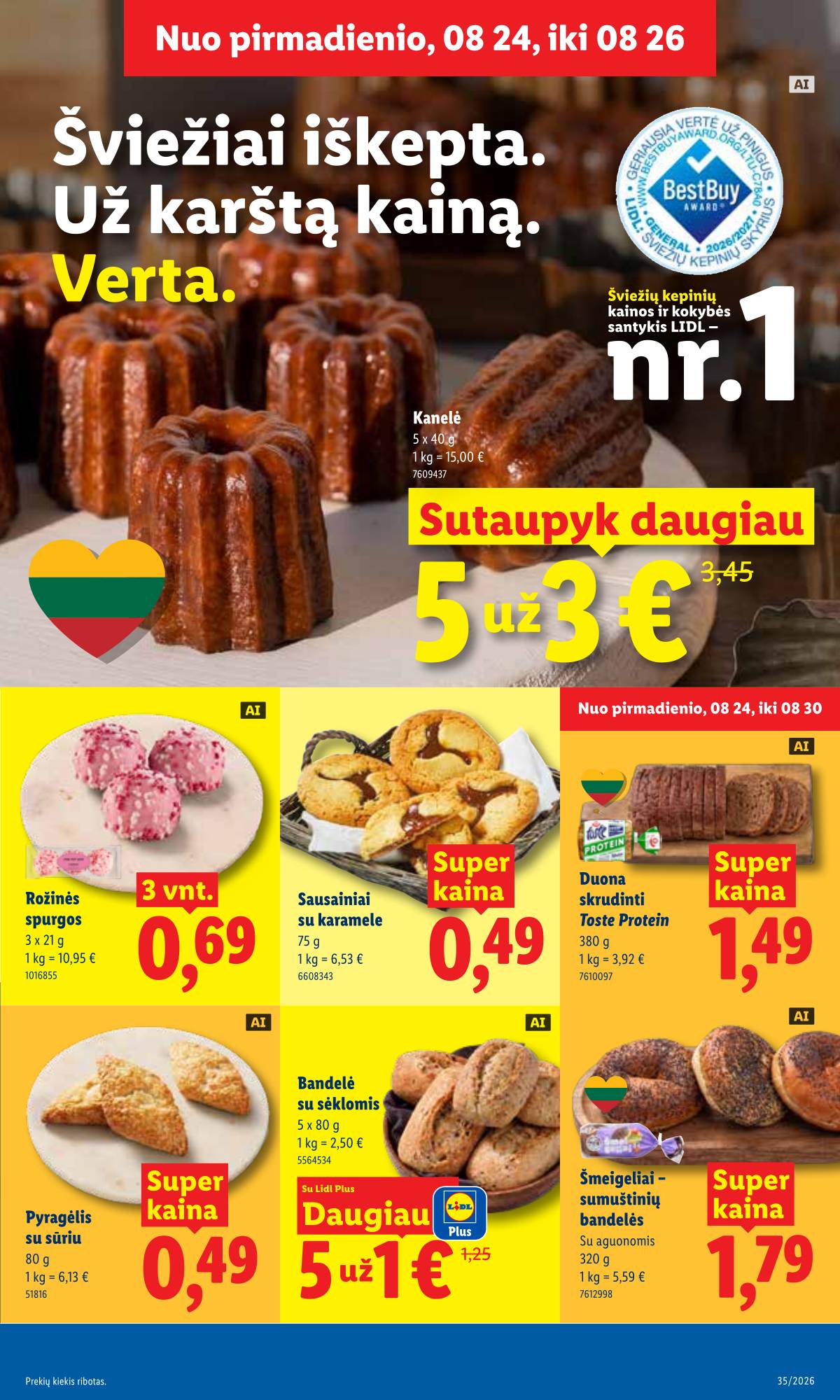 Lidl - LIDL SAVAITĖS Maisto prekių akcijų leidinys 5 puslapis