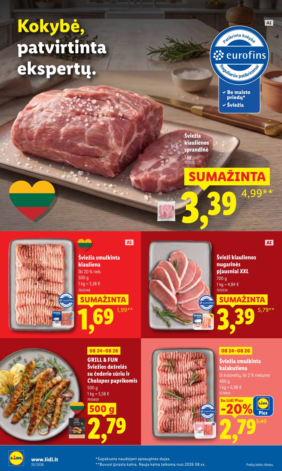 Lidl - LIDL SAVAITĖS Maisto prekių akcijų leidinys 8 puslapis