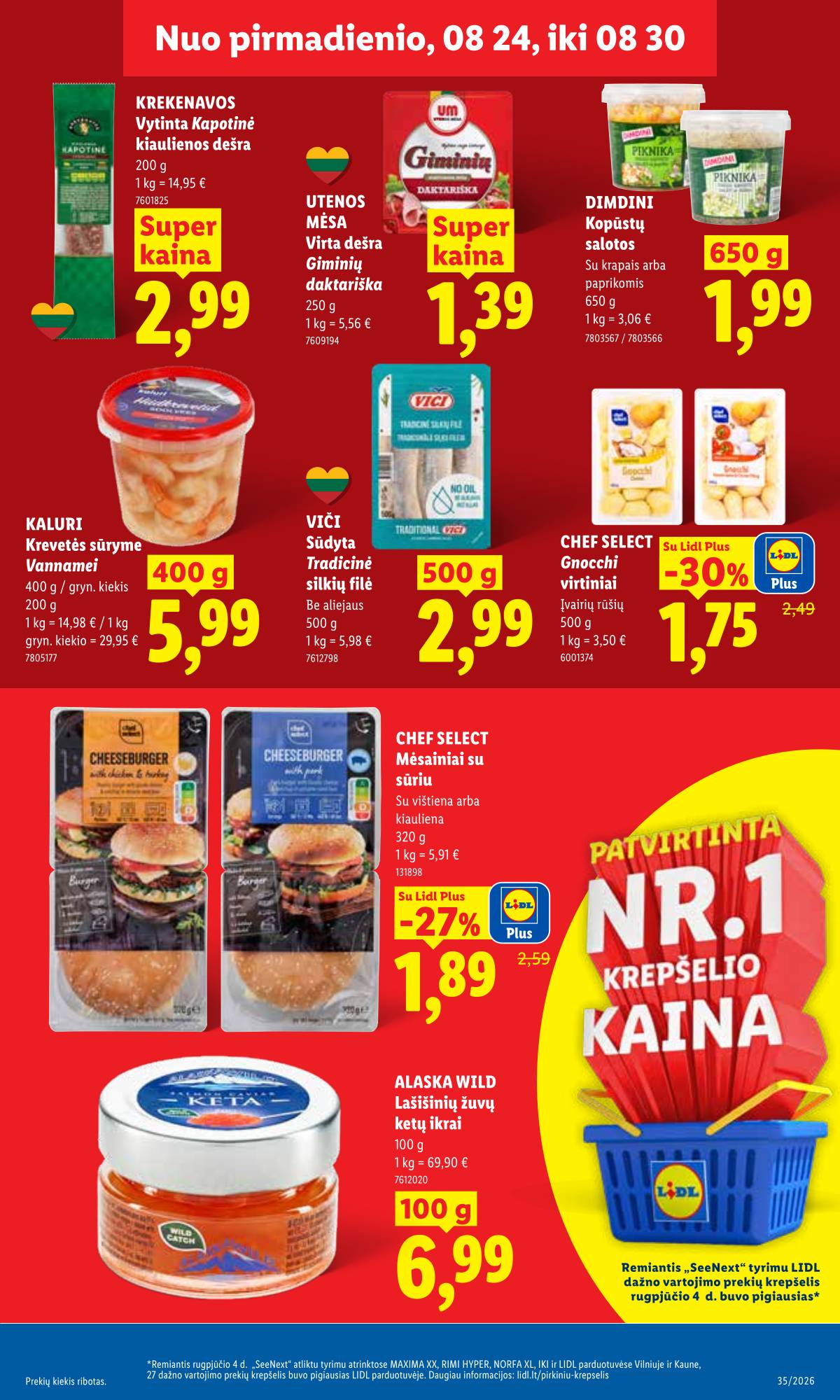 Lidl - LIDL SAVAITĖS Maisto prekių akcijų leidinys 9 puslapis