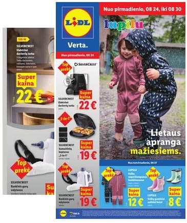 Lidl - LIDL Ne maisto prekių akcijų leidinys 2026-08-24 – 2026-08-30