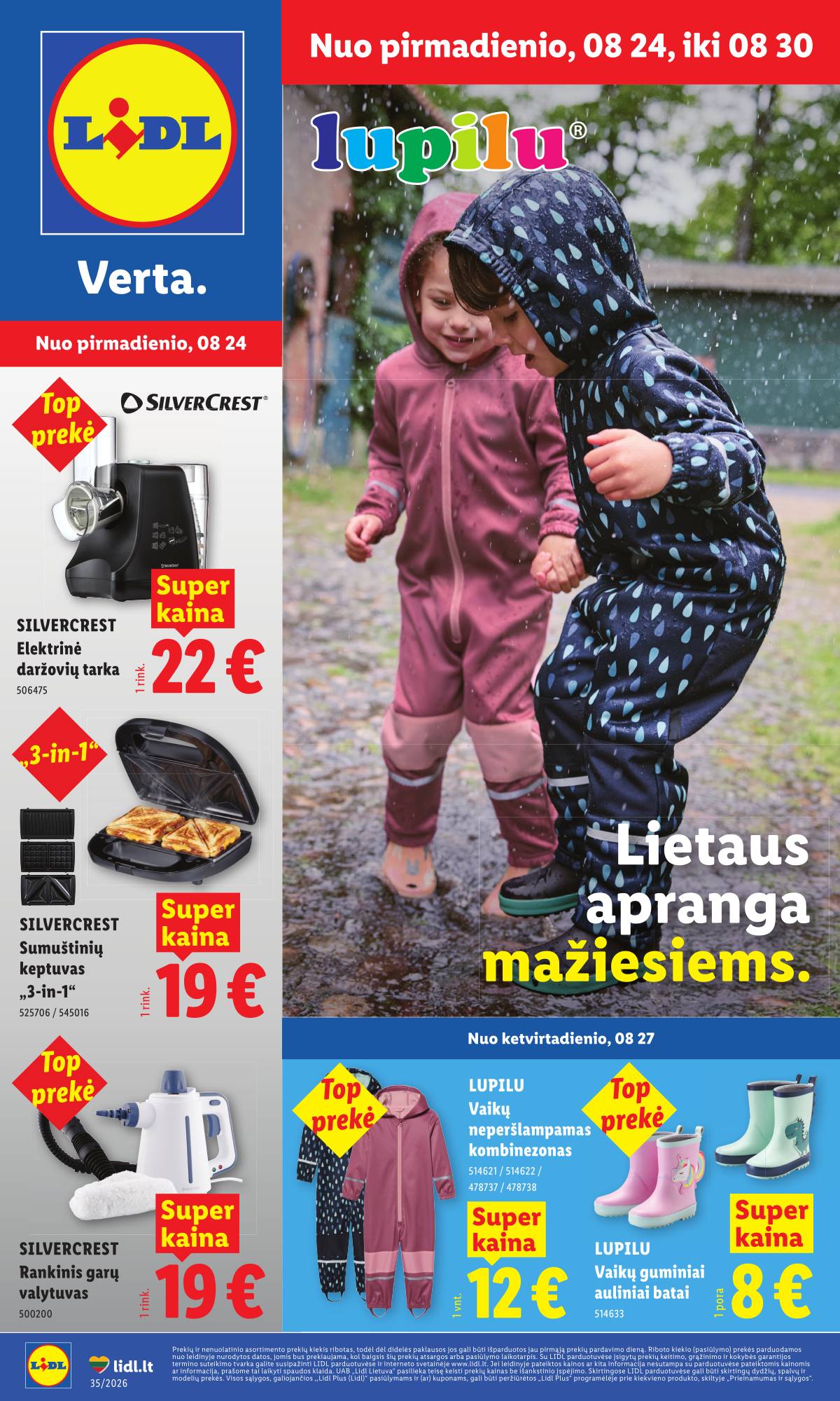 Lidl - LIDL Ne maisto prekių akcijų leidinys 1 puslapis