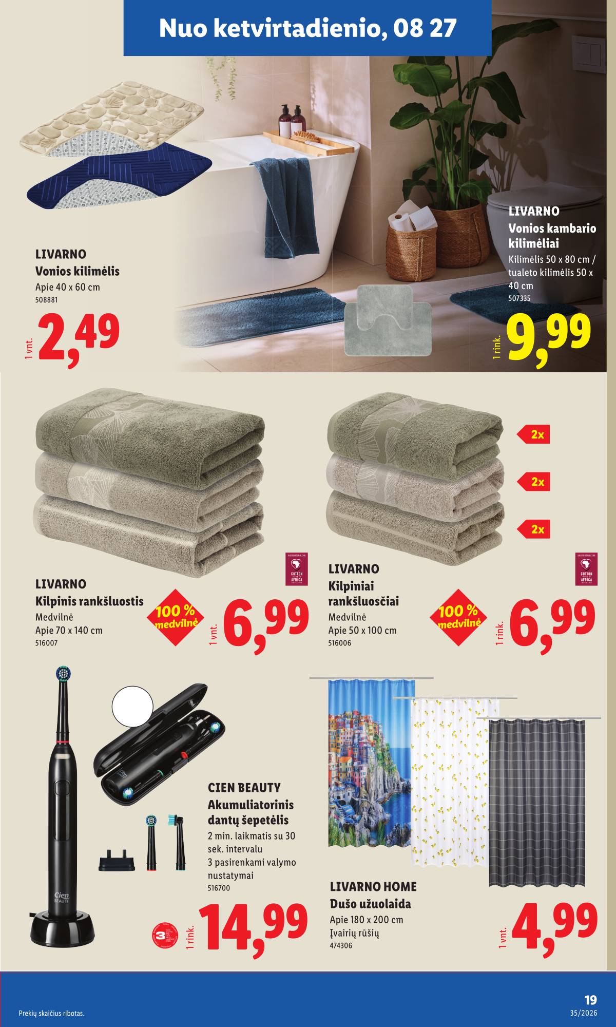 Lidl - LIDL Ne maisto prekių akcijų leidinys 19 puslapis