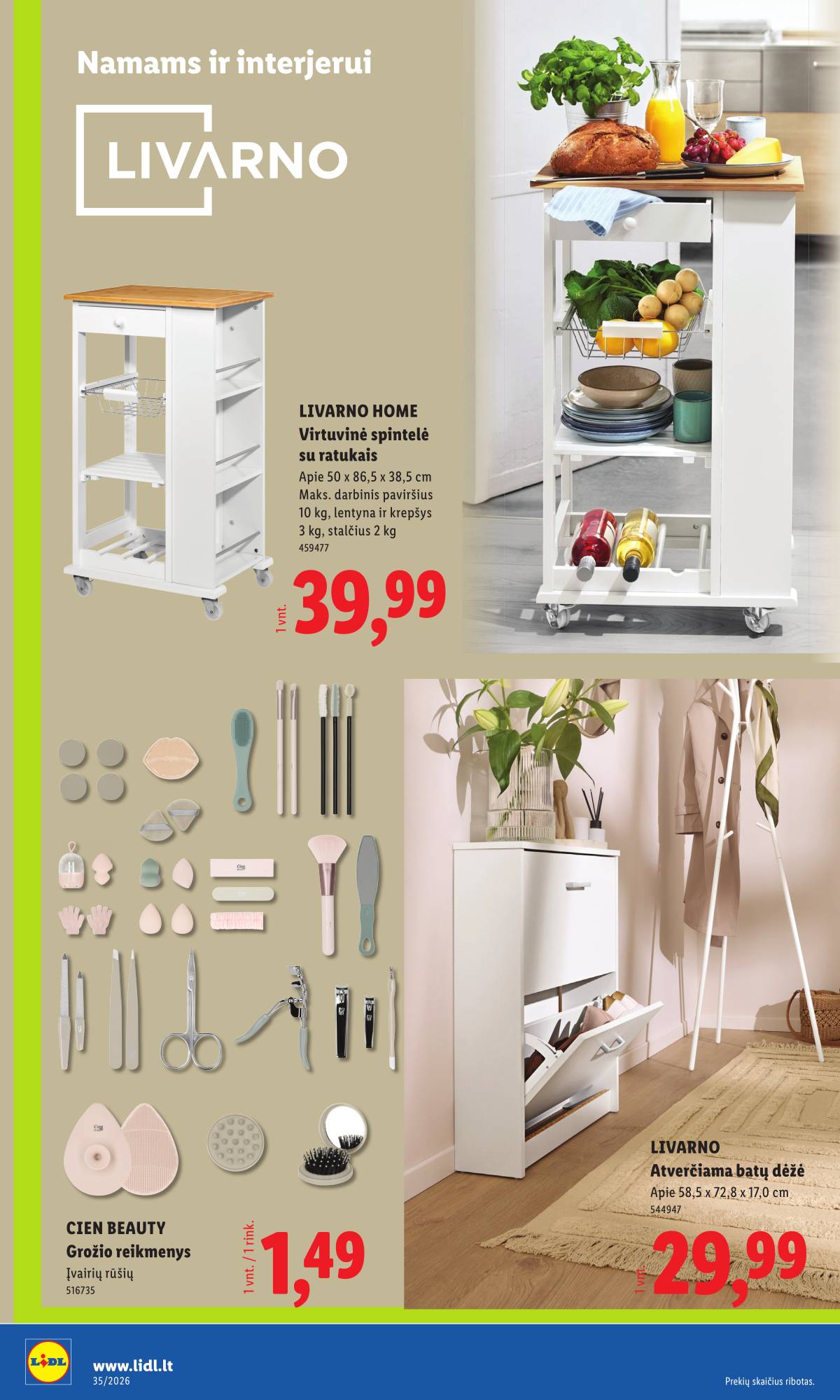 Lidl - LIDL Ne maisto prekių akcijų leidinys 20 puslapis