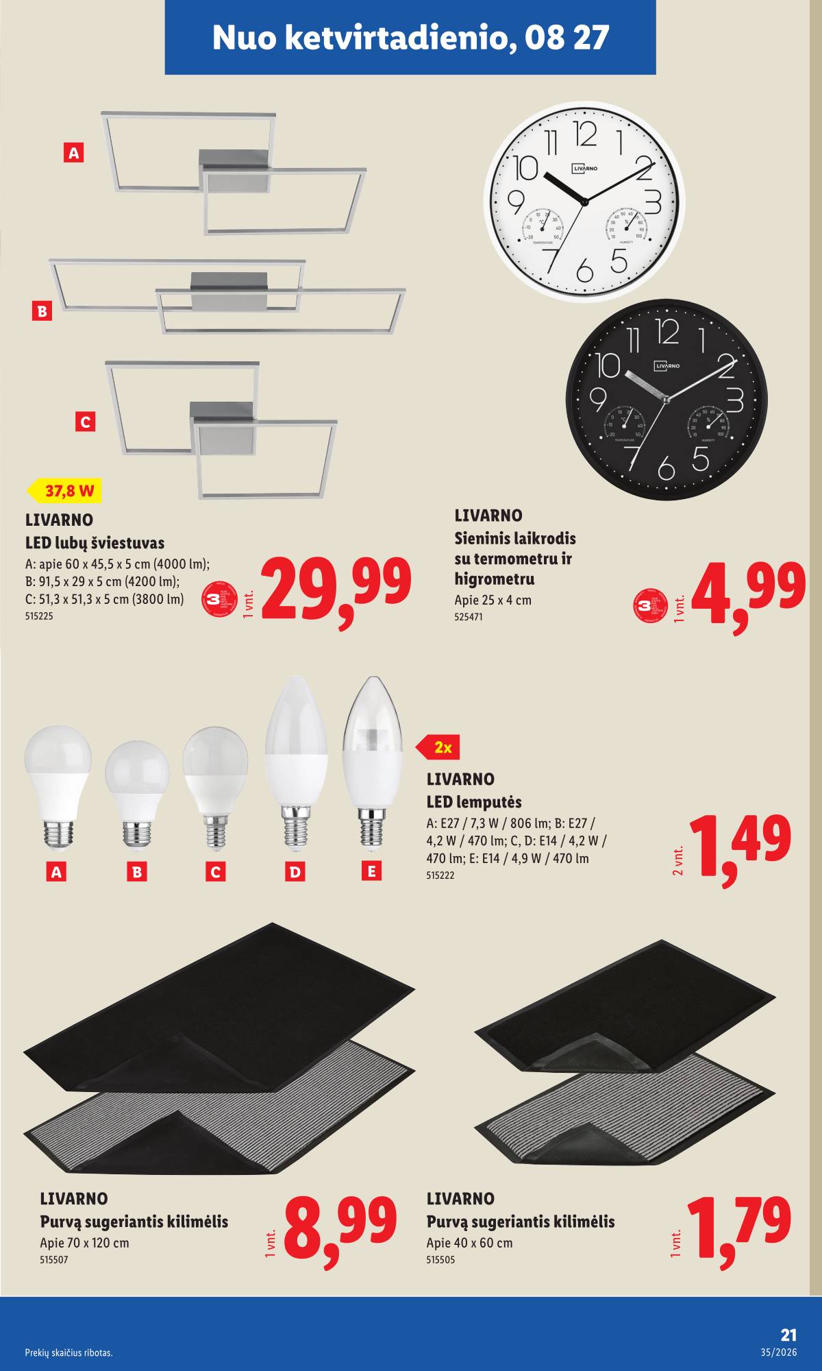 Lidl - LIDL Ne maisto prekių akcijų leidinys 21 puslapis