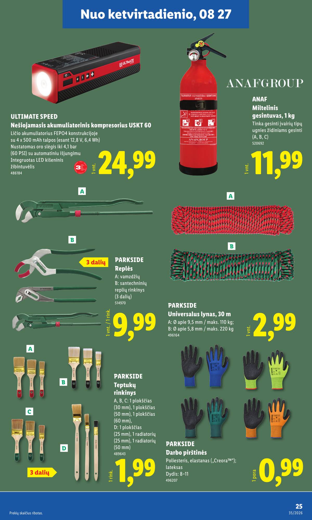 Lidl - LIDL Ne maisto prekių akcijų leidinys 25 puslapis