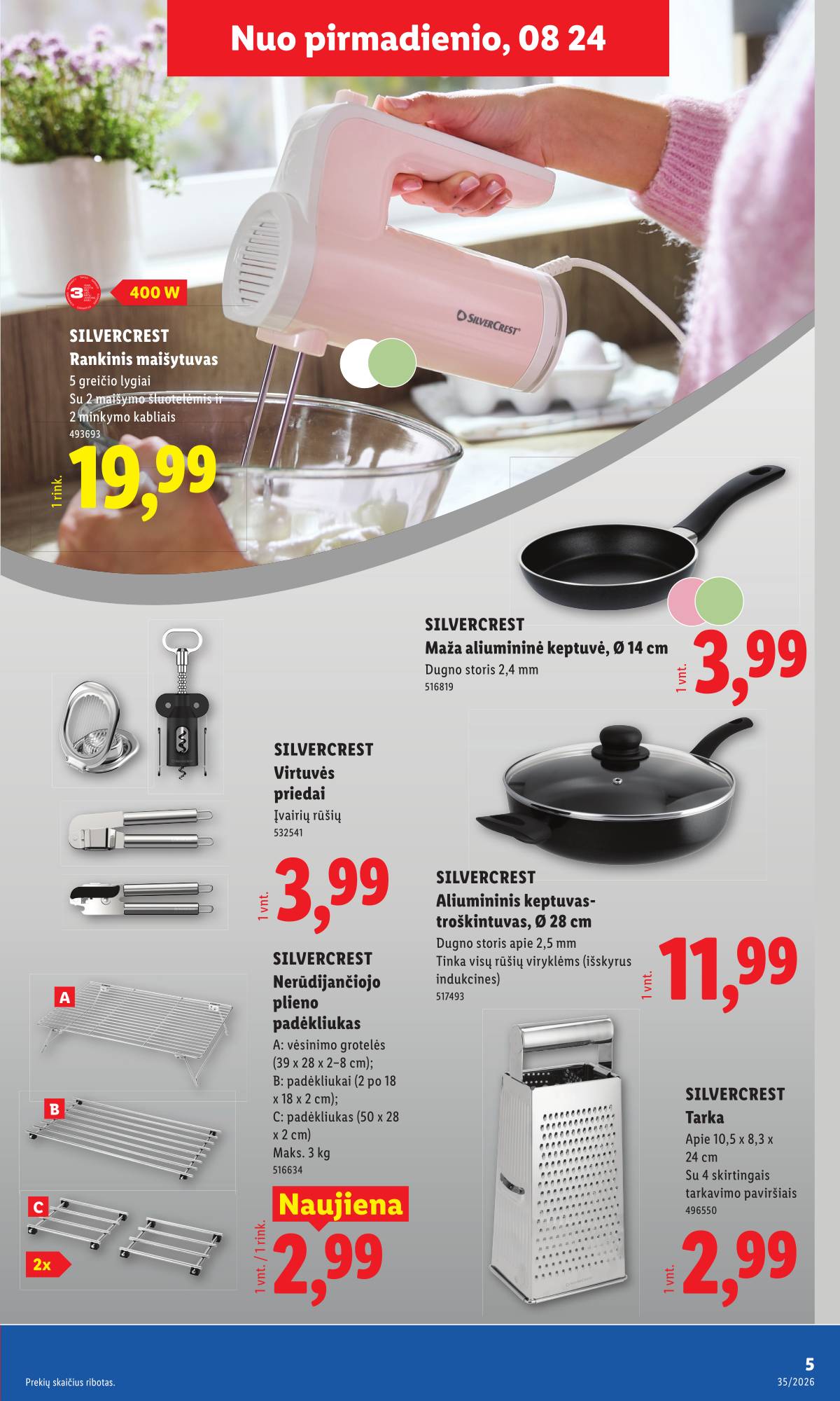 Lidl - LIDL Ne maisto prekių akcijų leidinys 5 puslapis