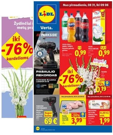 Lidl - LIDL SAVAITĖS Maisto prekių akcijų leidinys 2026-08-31 – 2026-09-06