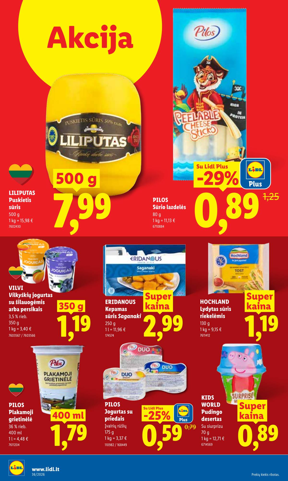 Lidl - LIDL SAVAITĖS Maisto prekių akcijų leidinys 10 puslapis