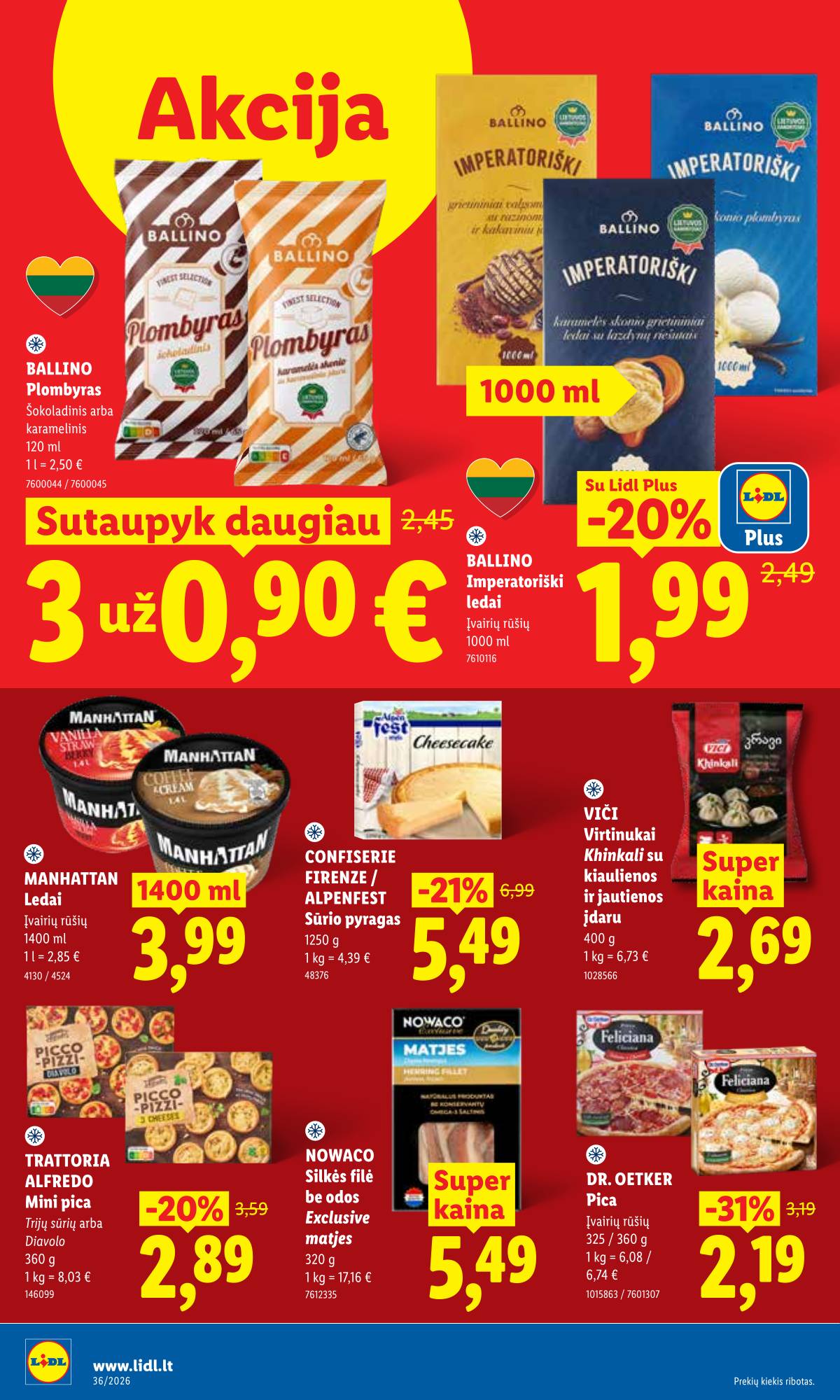 Lidl - LIDL SAVAITĖS Maisto prekių akcijų leidinys 12 puslapis