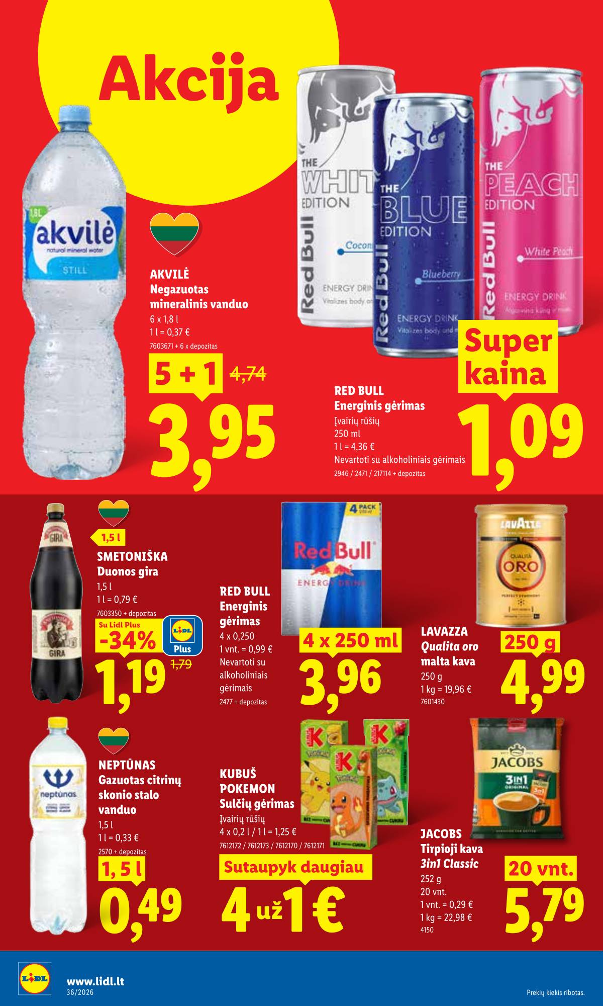Lidl - LIDL SAVAITĖS Maisto prekių akcijų leidinys 14 puslapis