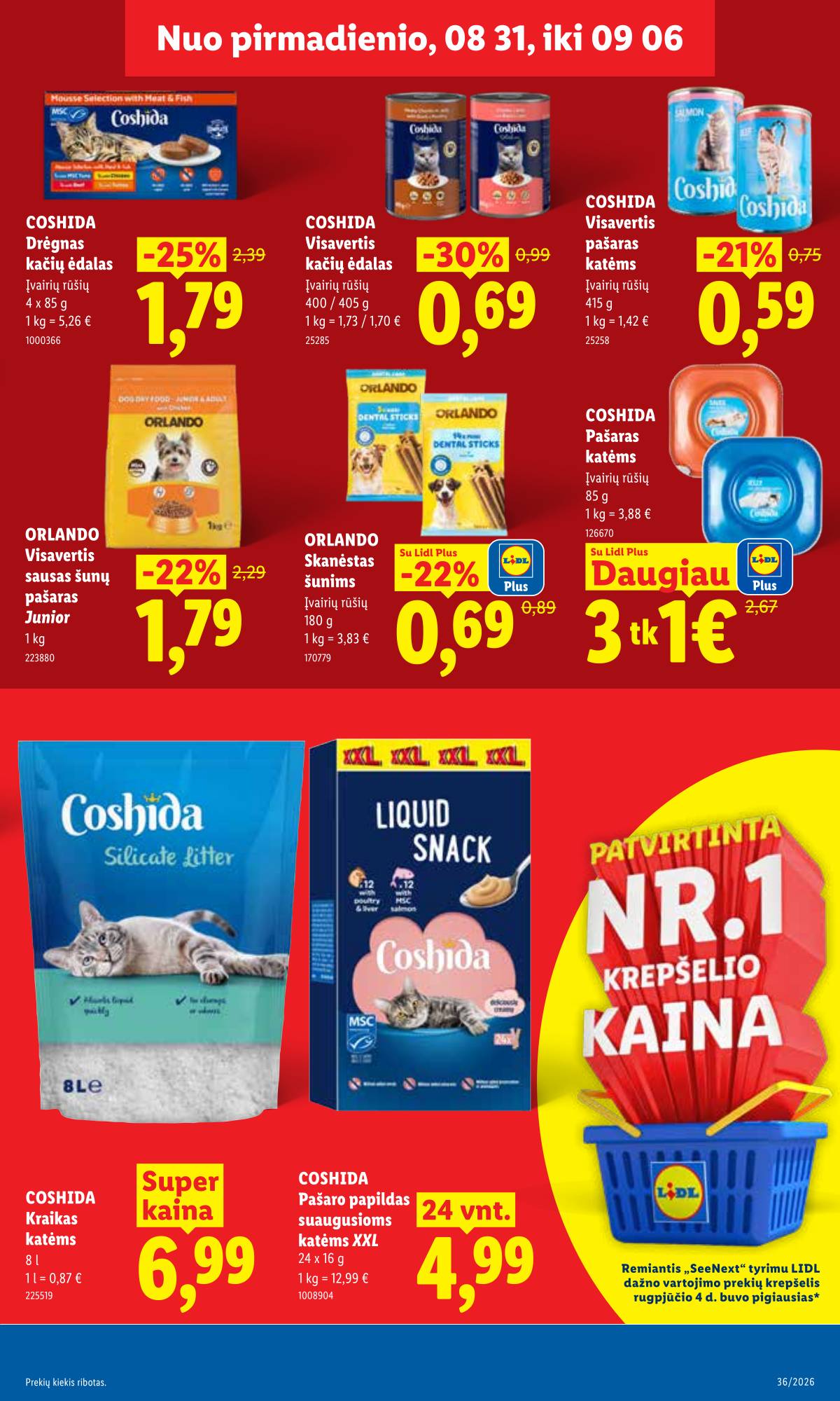 Lidl - LIDL SAVAITĖS Maisto prekių akcijų leidinys 17 puslapis