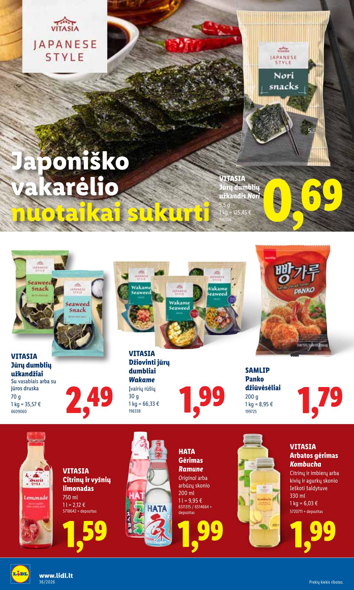 Lidl - LIDL SAVAITĖS Maisto prekių akcijų leidinys 22 puslapis