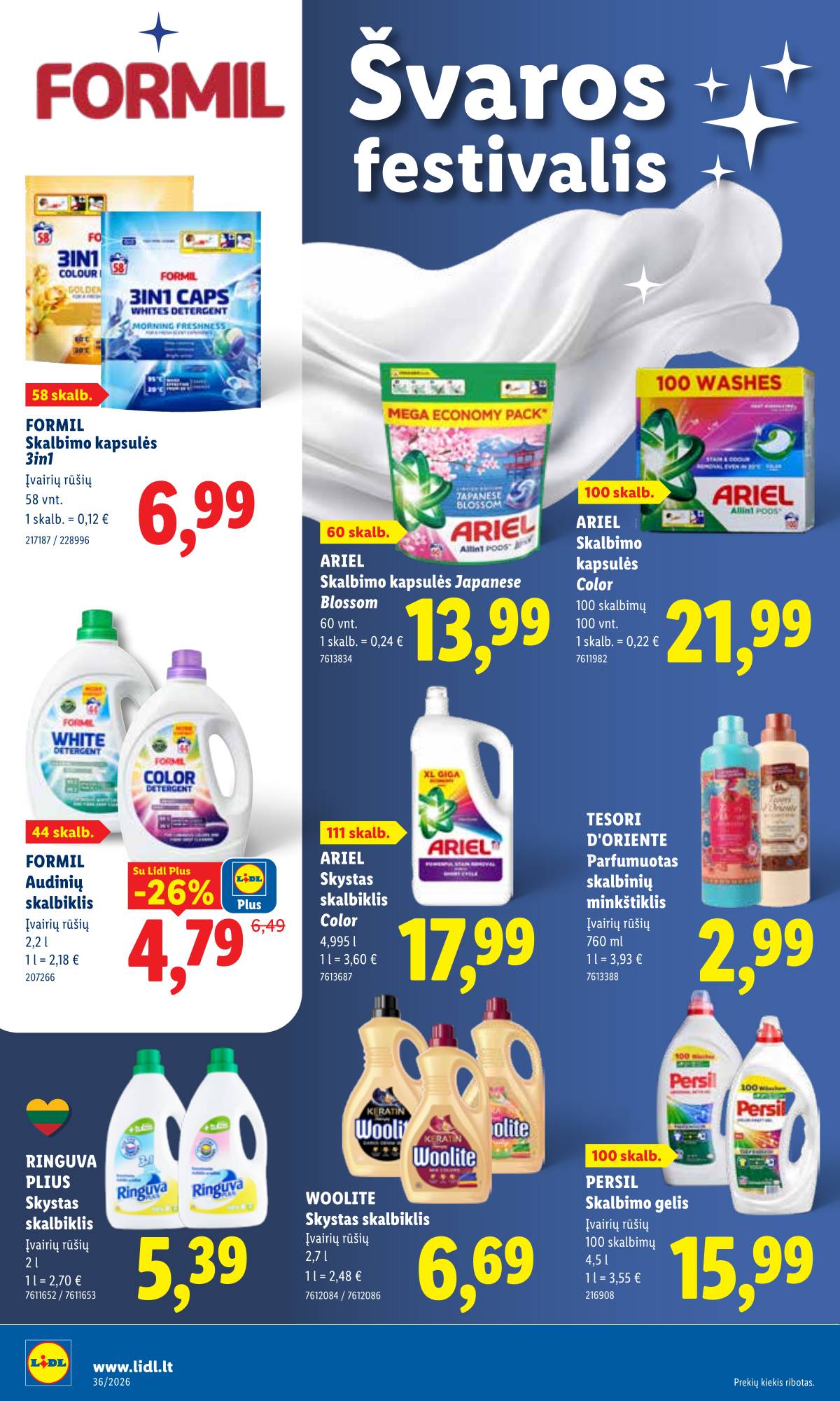 Lidl - LIDL SAVAITĖS Maisto prekių akcijų leidinys 26 puslapis