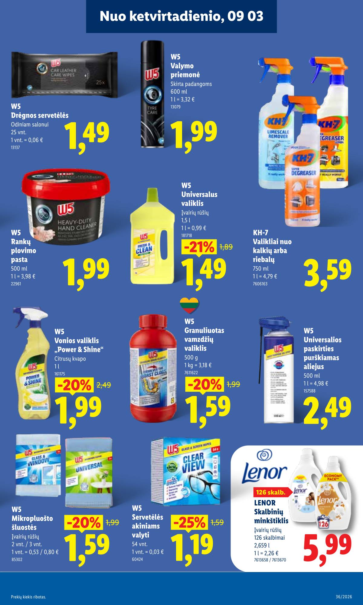 Lidl - LIDL SAVAITĖS Maisto prekių akcijų leidinys 29 puslapis