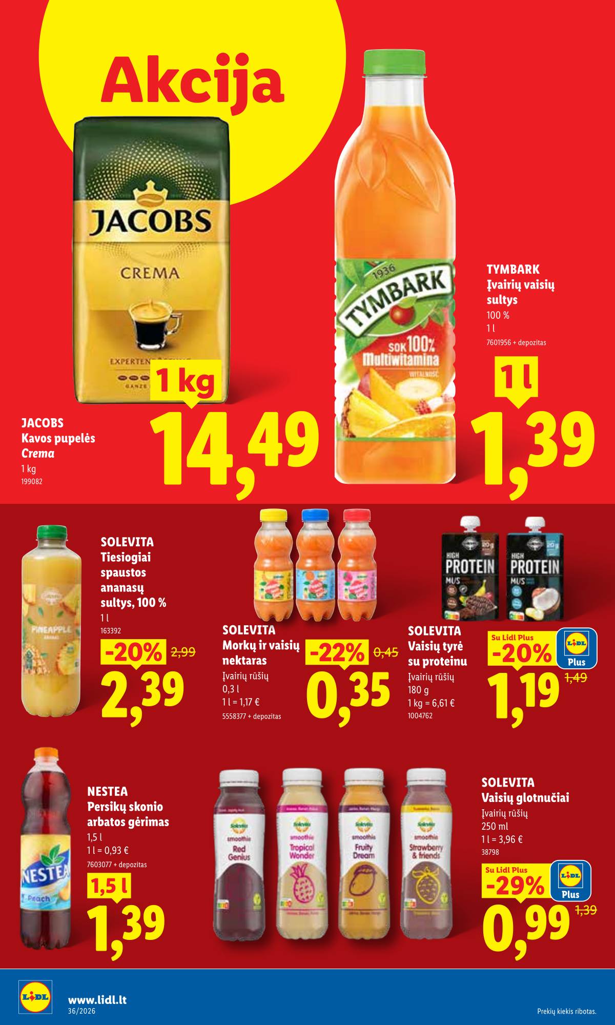 Lidl - LIDL SAVAITĖS Maisto prekių akcijų leidinys 34 puslapis
